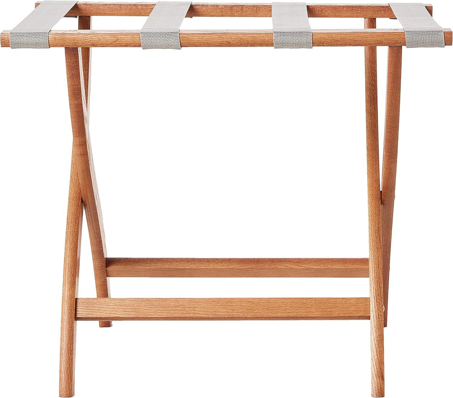 Folding Oak,Wood Luggage Rack
