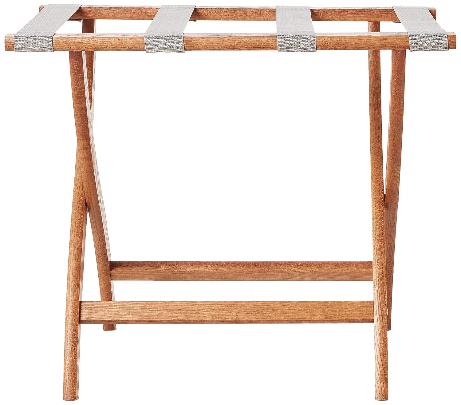 Folding Oak,Wood Luggage Rack
