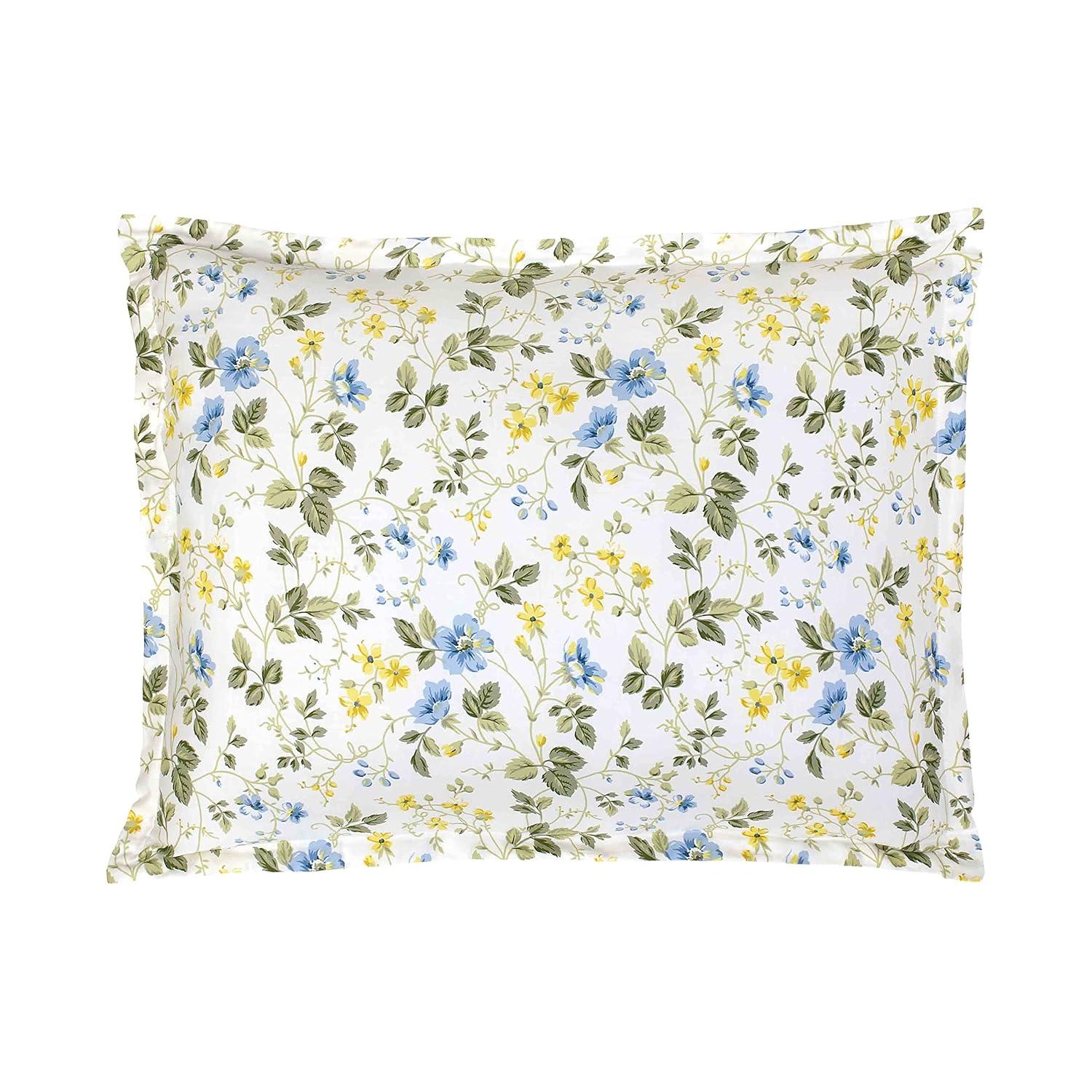 Laura Ashley Laura Ashley Meadow Floral Cotton Blue Duvet Cover Set