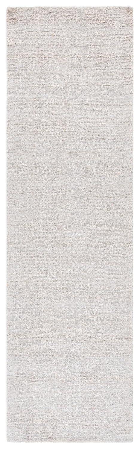 Abstract ABT141 Handmade Indoor Runner - Ivory/Beige - 2'-3"x14' - Safavieh