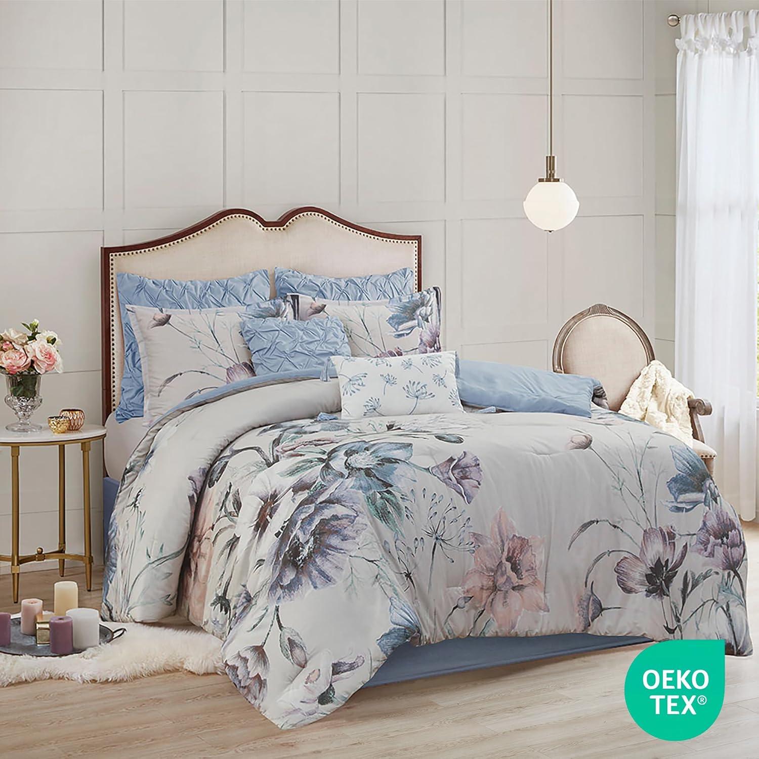 Madison Park Cassandra 8 Piece Cotton Comforter Set