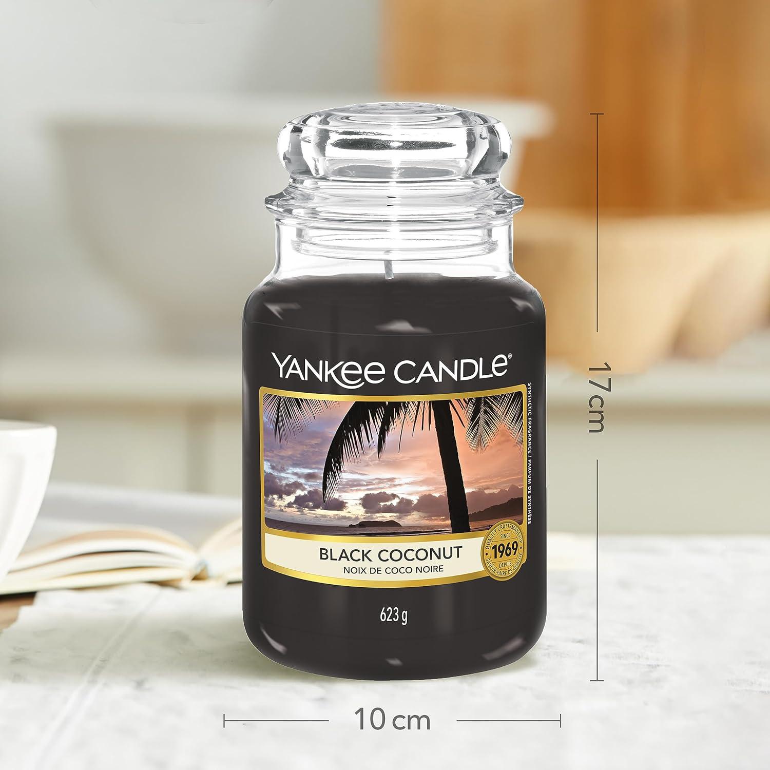 Yankee Candle Scented 22 oz Large Jar Candle - Black Coconut