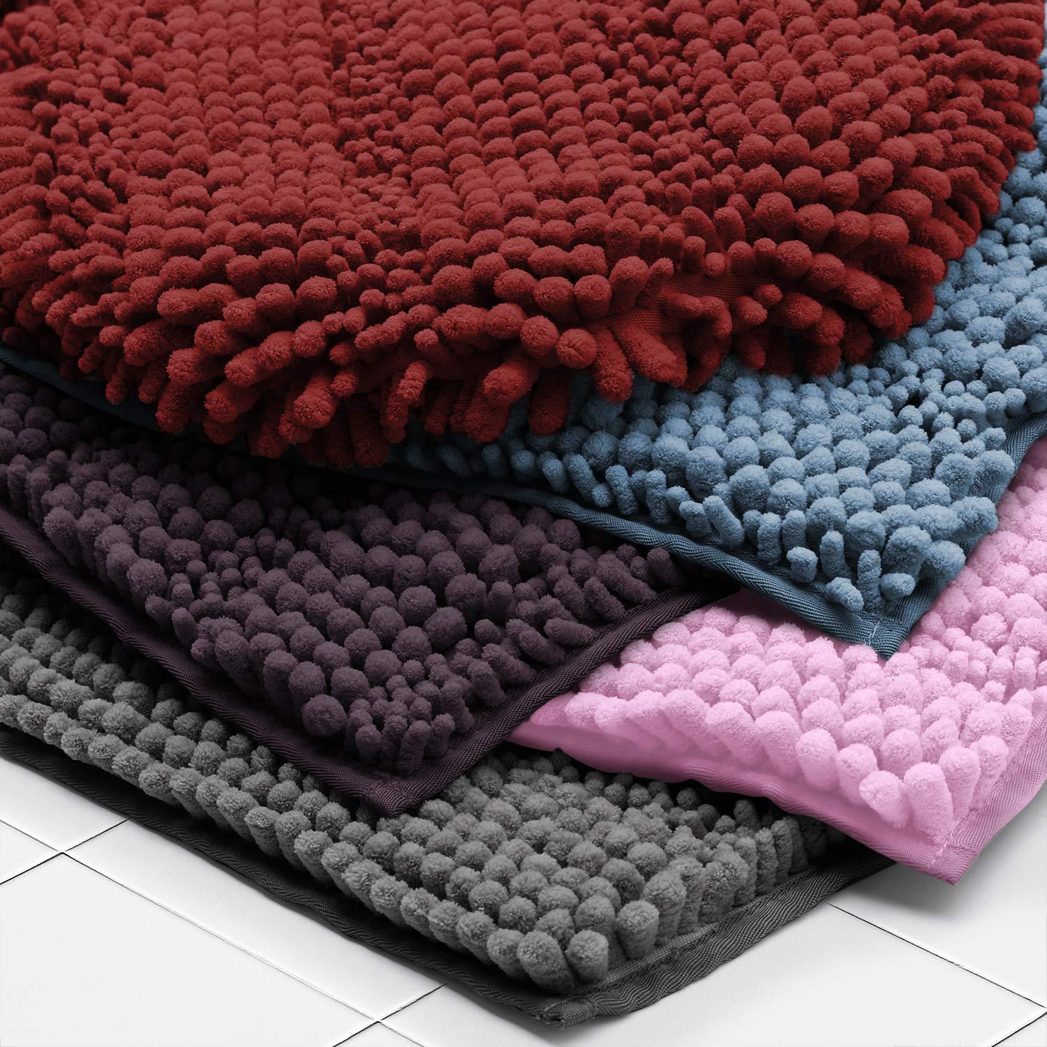 Clara Clark Clara Clark Chenille Extra Soft And Absorbent Bath Mat.