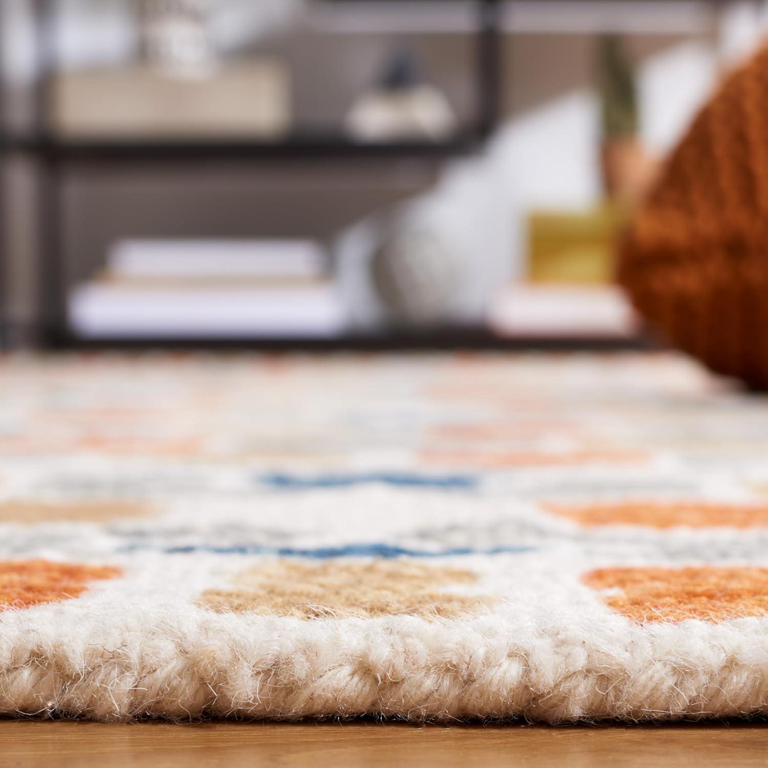 Aspen APN128 Hand Tufted Area Rug  - Ivory/Grey - 3'x5' - Safavieh.