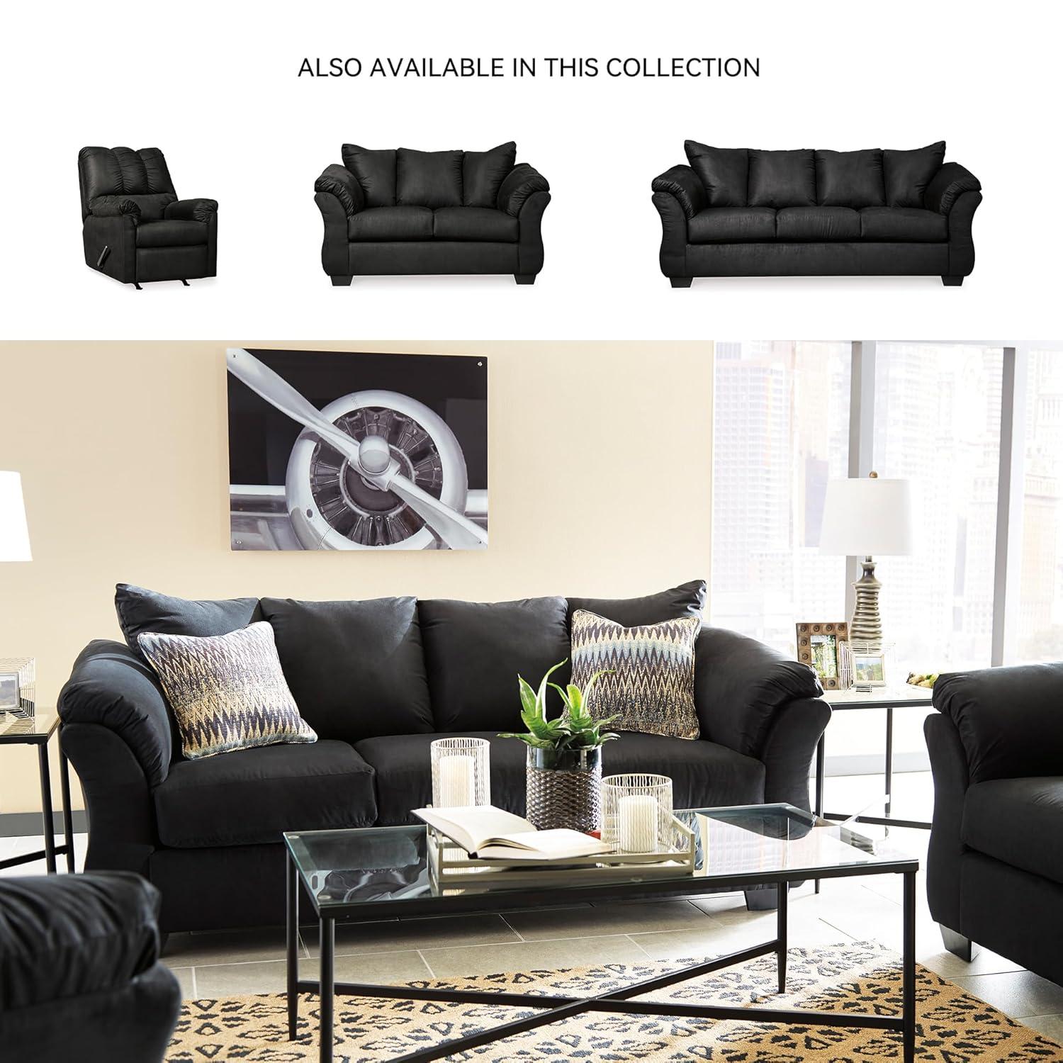 Signature Design by Ashley Darcy Loveseat in Black