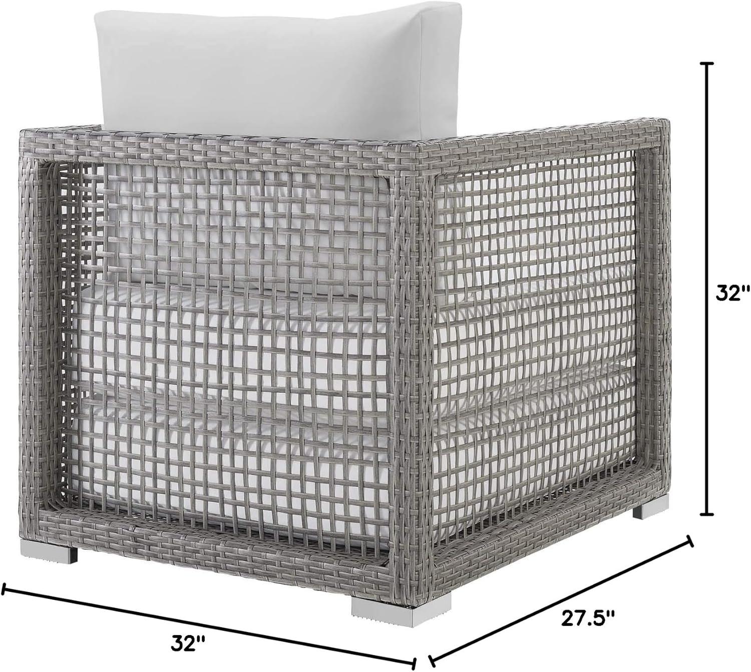 Modway Aura Rattan Outdoor Patio Armchair