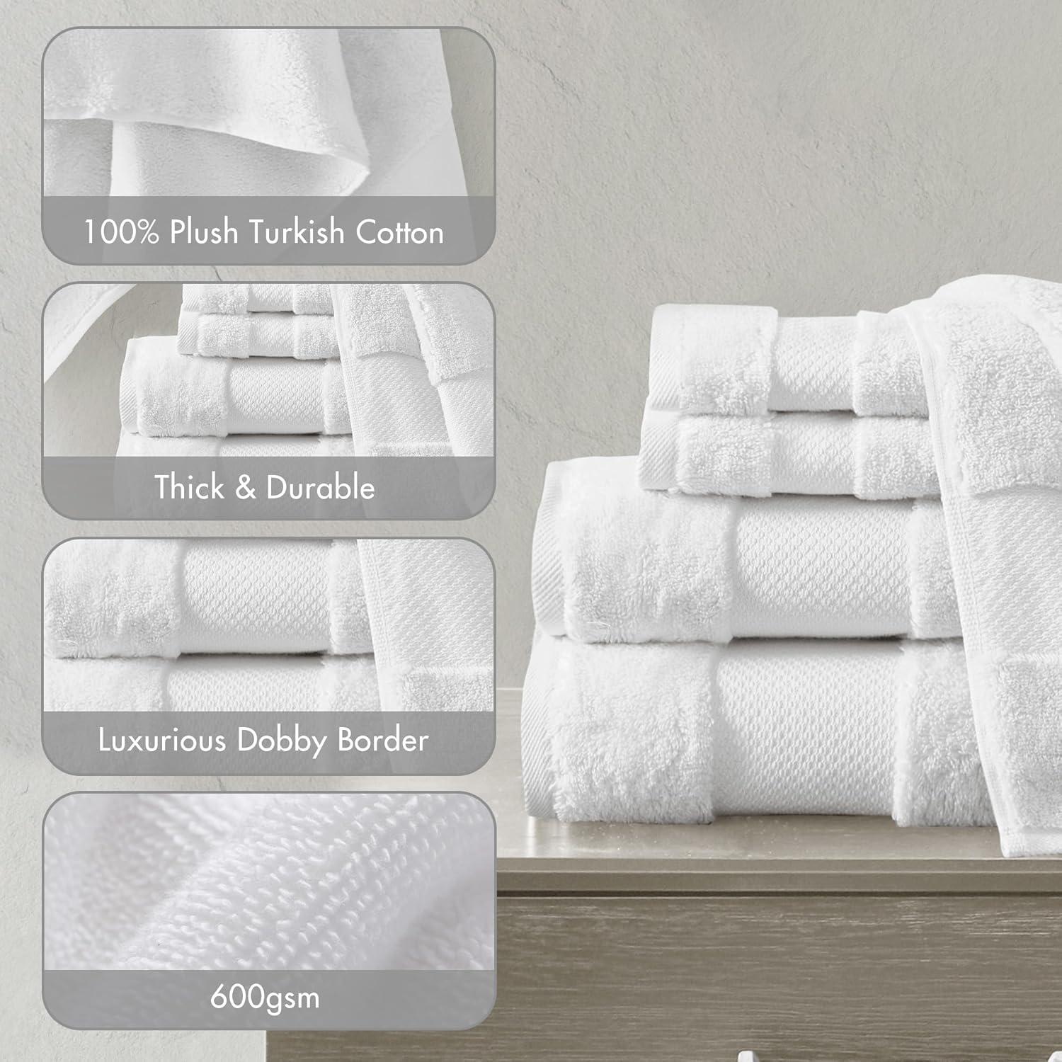Turkish 100% Cotton Oversized Towel Set