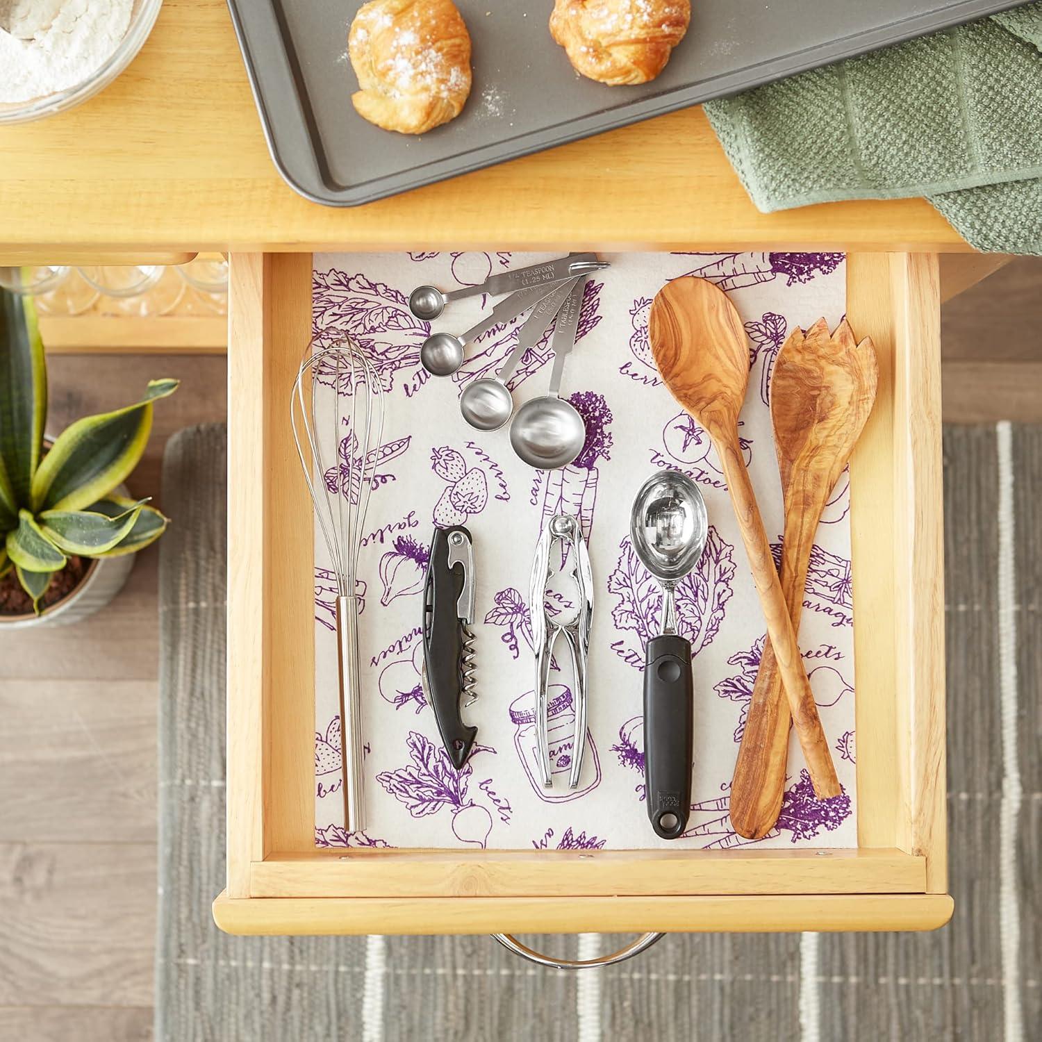 Design Imports Artichoke Market Print Liner (Set of 6)