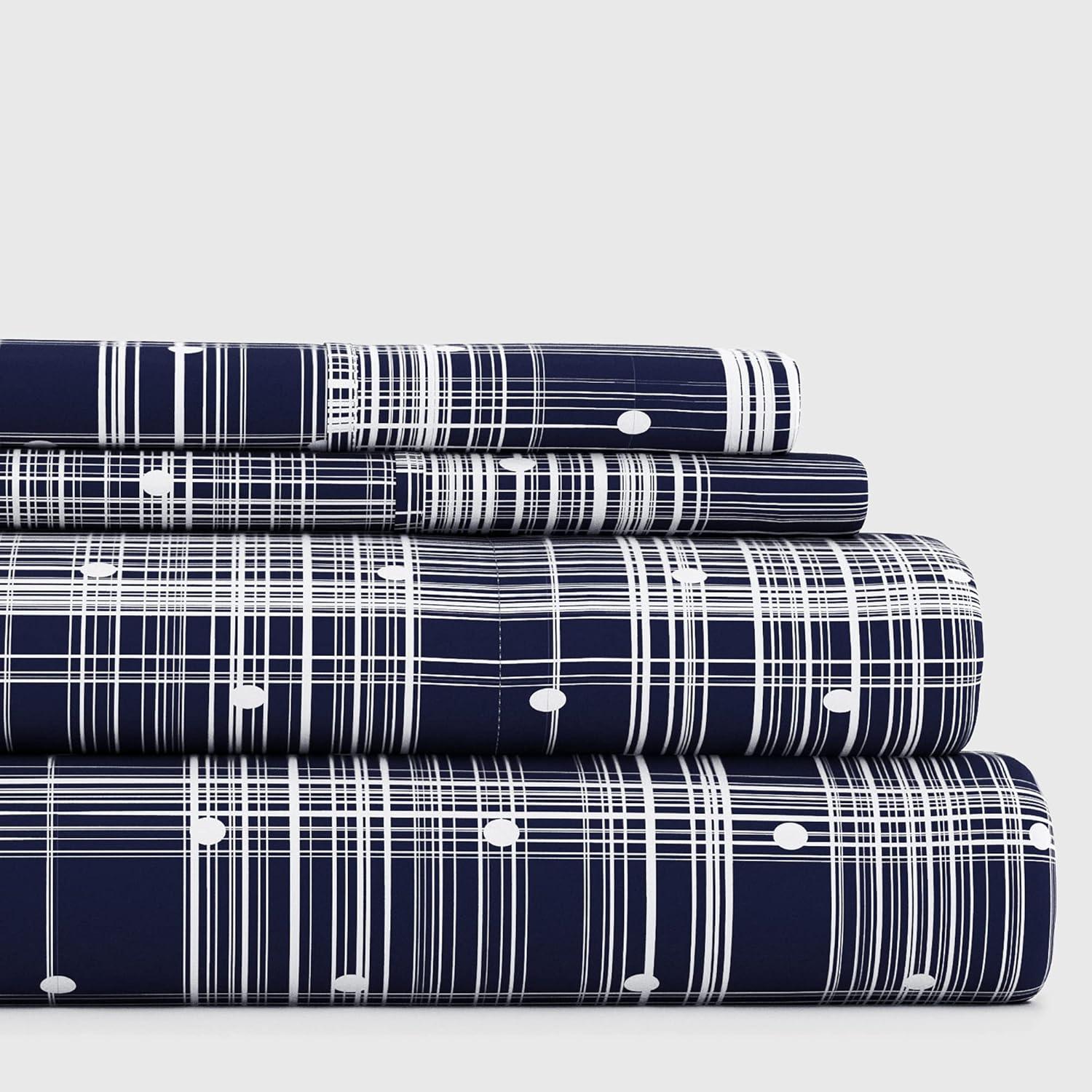 IEnjoy Home Simply Soft™ Polka Dots Microfiber Sheet Set & Reviews | Wayfair