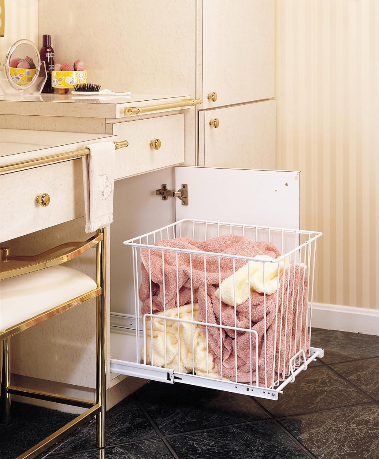 Rev-A-Shelf Rev-A-Shelf Steel Wire Pull Out Hamper for Vanity/Closet Applications