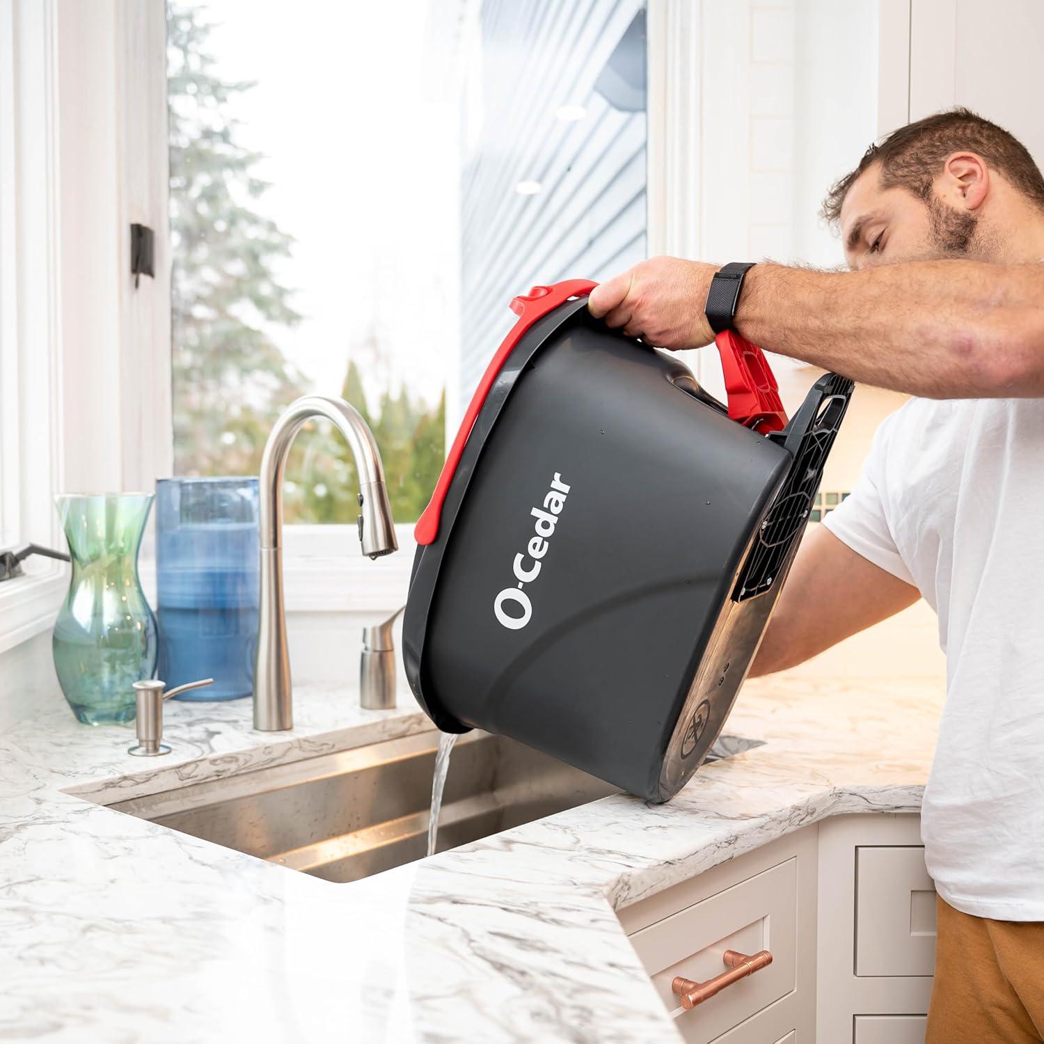 O-Cedar EasyWring Spin Mop and Bucket System