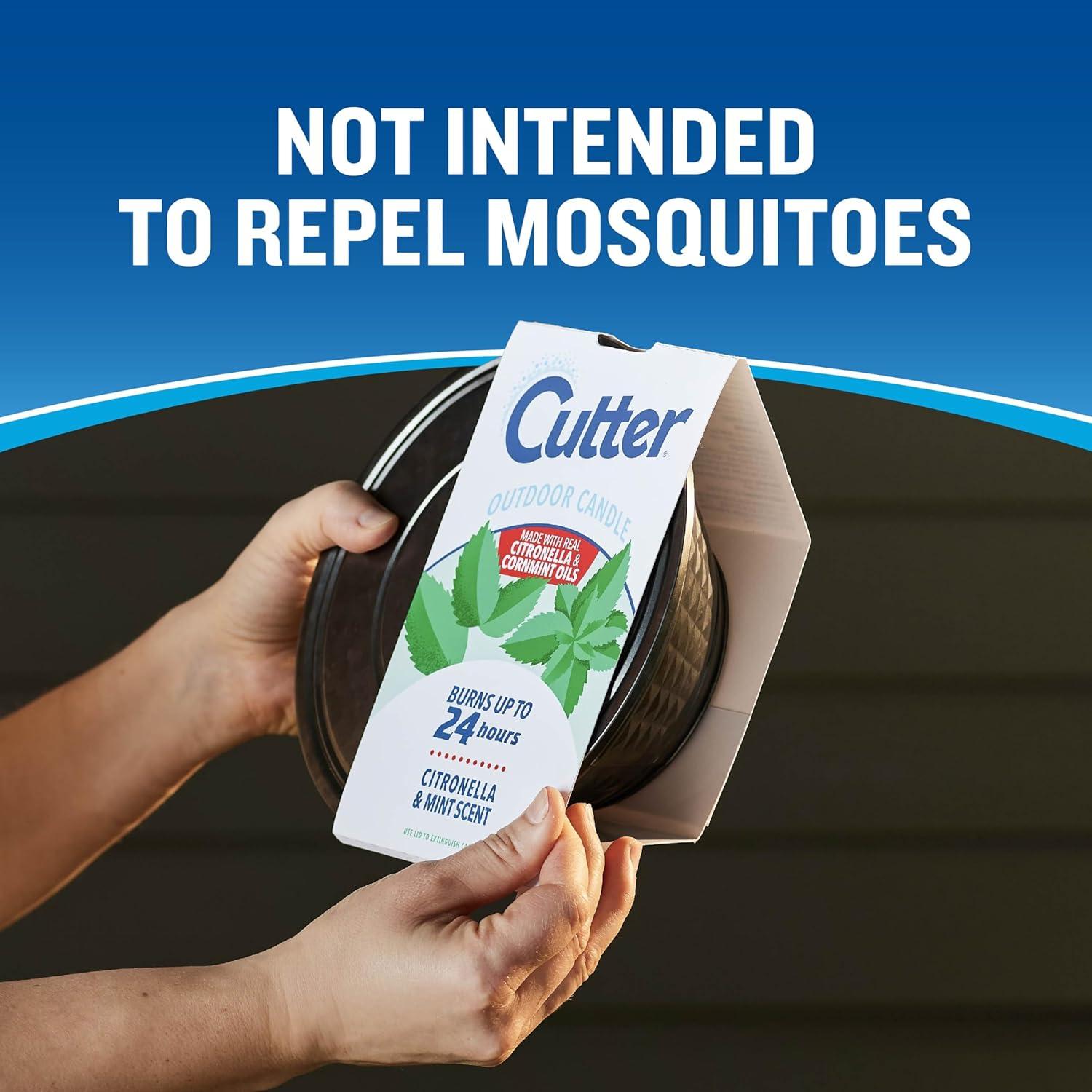 Cutter 7301690 20 oz Citro Guard Citronella Candle for Mosquitoes & Other Flying Insects