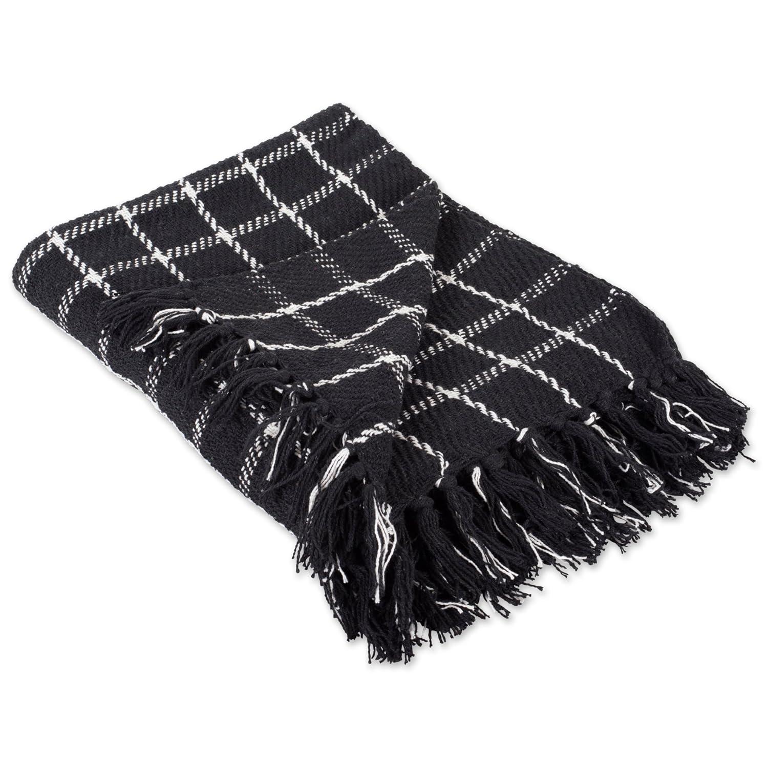 Design Imports Hand Woven Throw Blanket