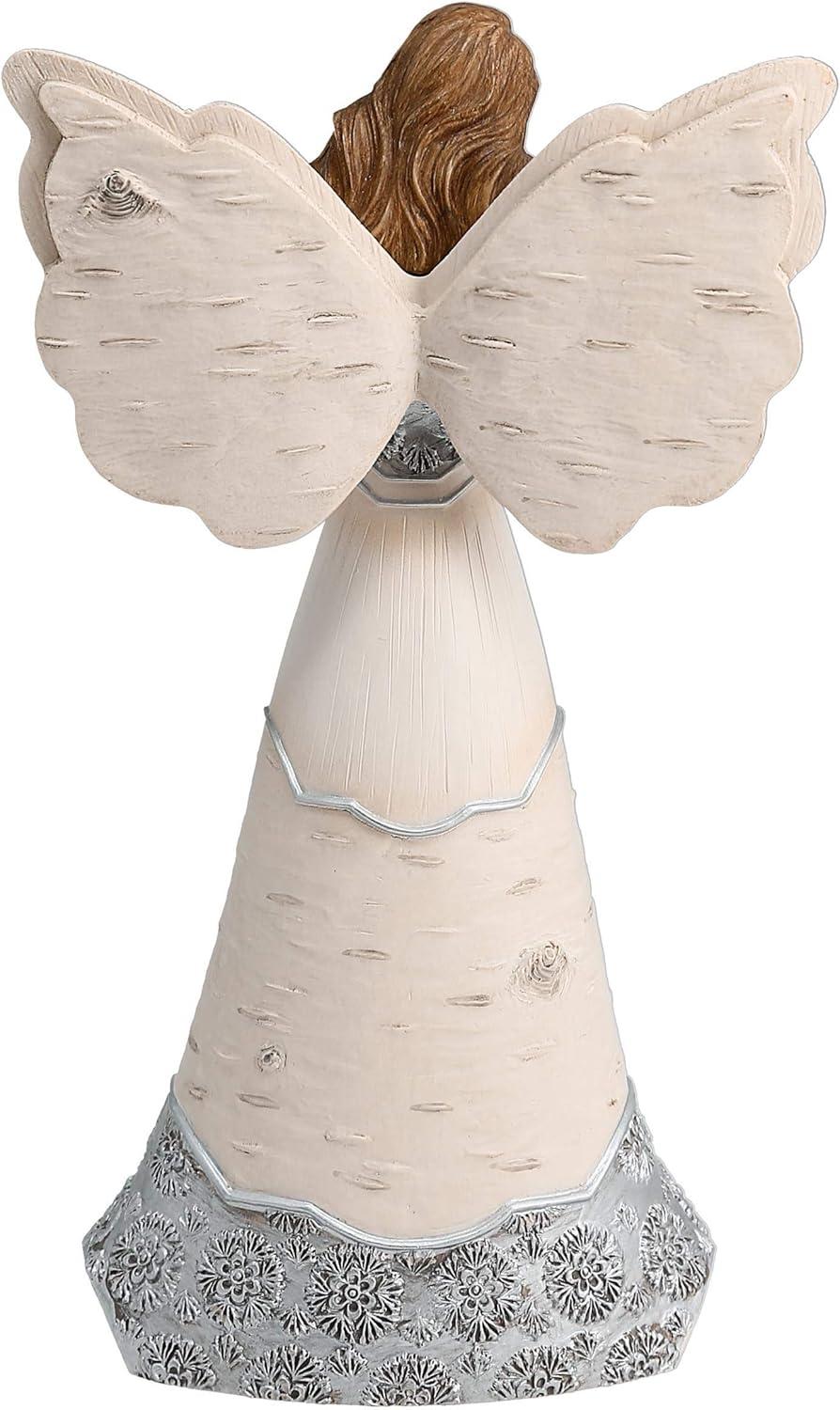 Elements Grandmother Angel Figurine by Pavilion, 8-Inch, Holding Heart, Inscription a Grandmother's Love Warms The Heart