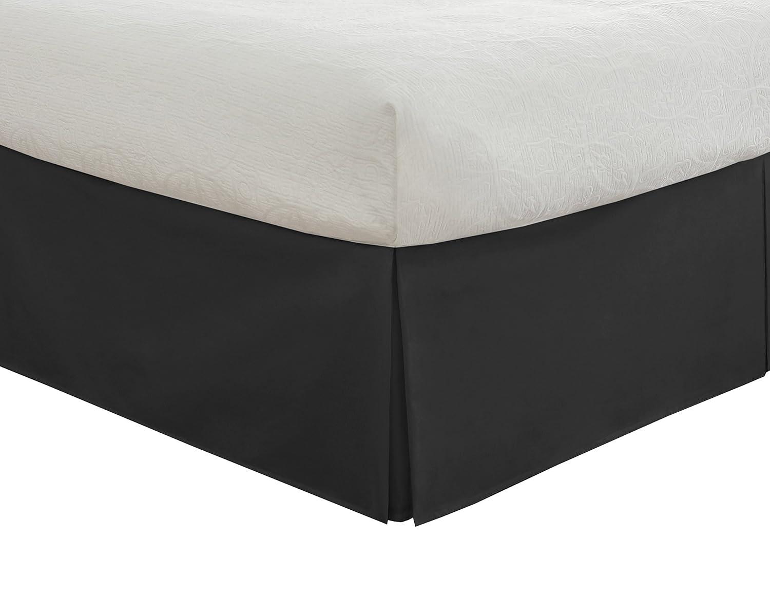 Fresh Ideas Fresh Ideas Tailored Poplin Bed Skirt, 14" Drop Length