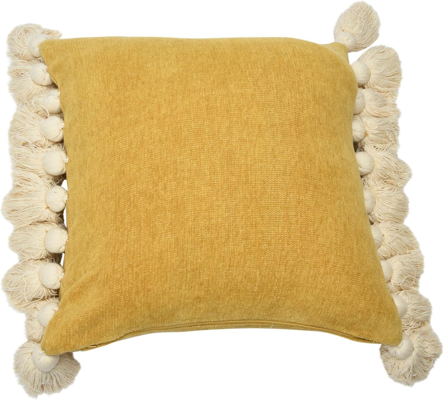 Tassels Down Throw Pillow