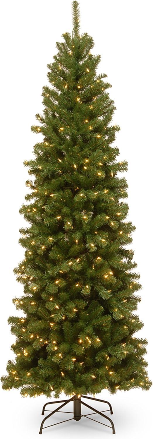 Prelit North Valley Spruce Artificial Christmas Tree Clear Lights - National Tree Company