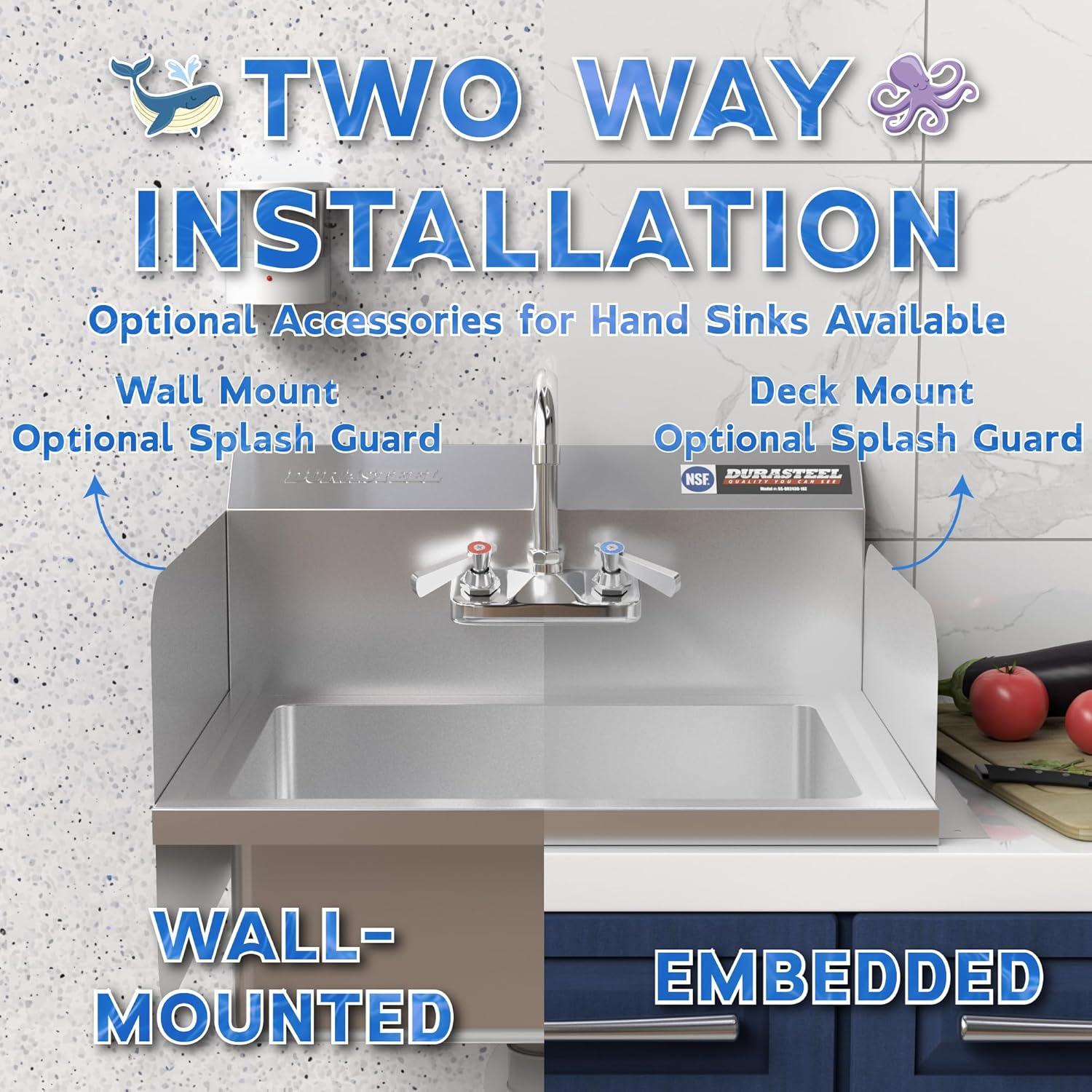 HS-2017 Wall Mount Handwash Station with Faucet