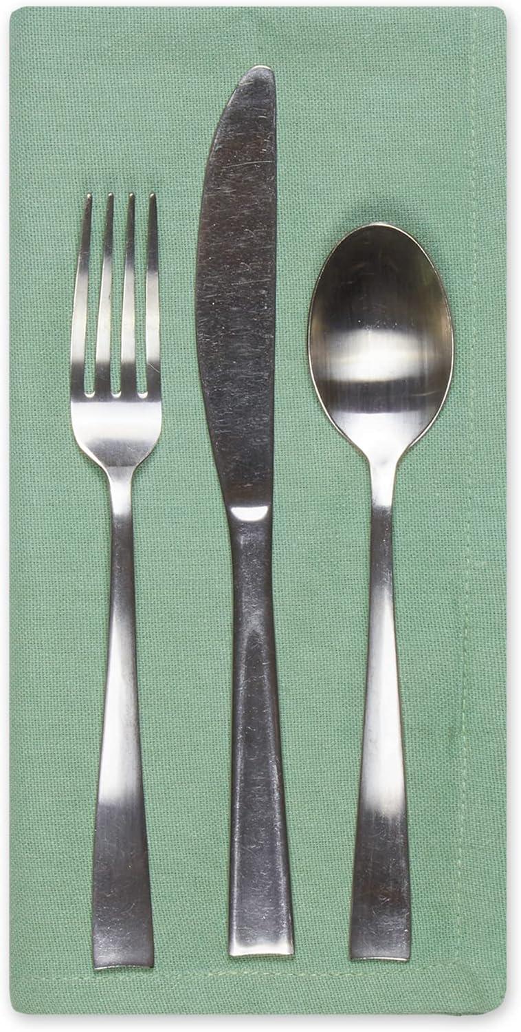 Design Imports  Solid Cotton Napkin Set 6 Piece, Jadeite, 20X20"