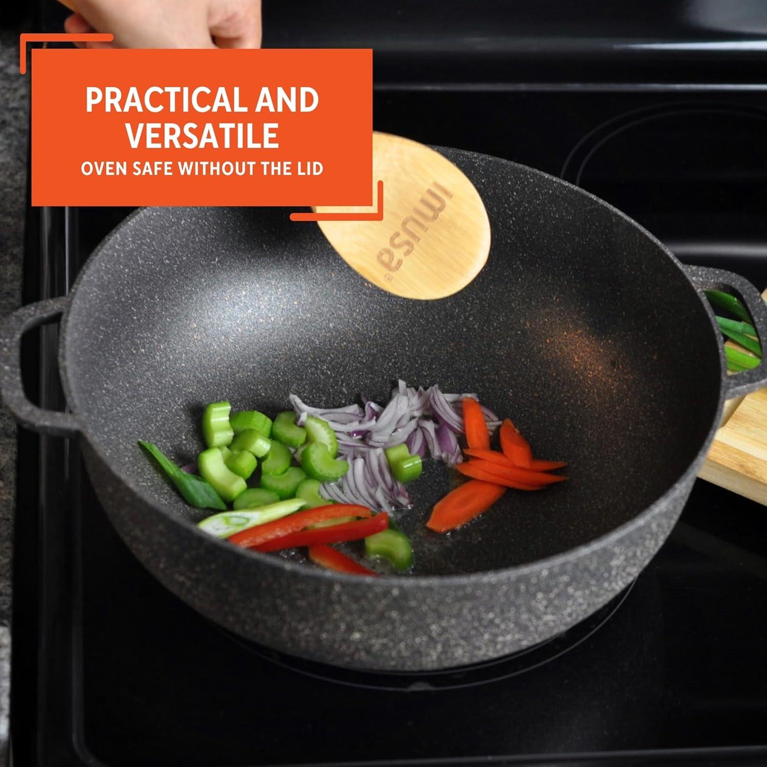 IMUSA 3.5 Quart Nonstick Fuzion Dutch Oven