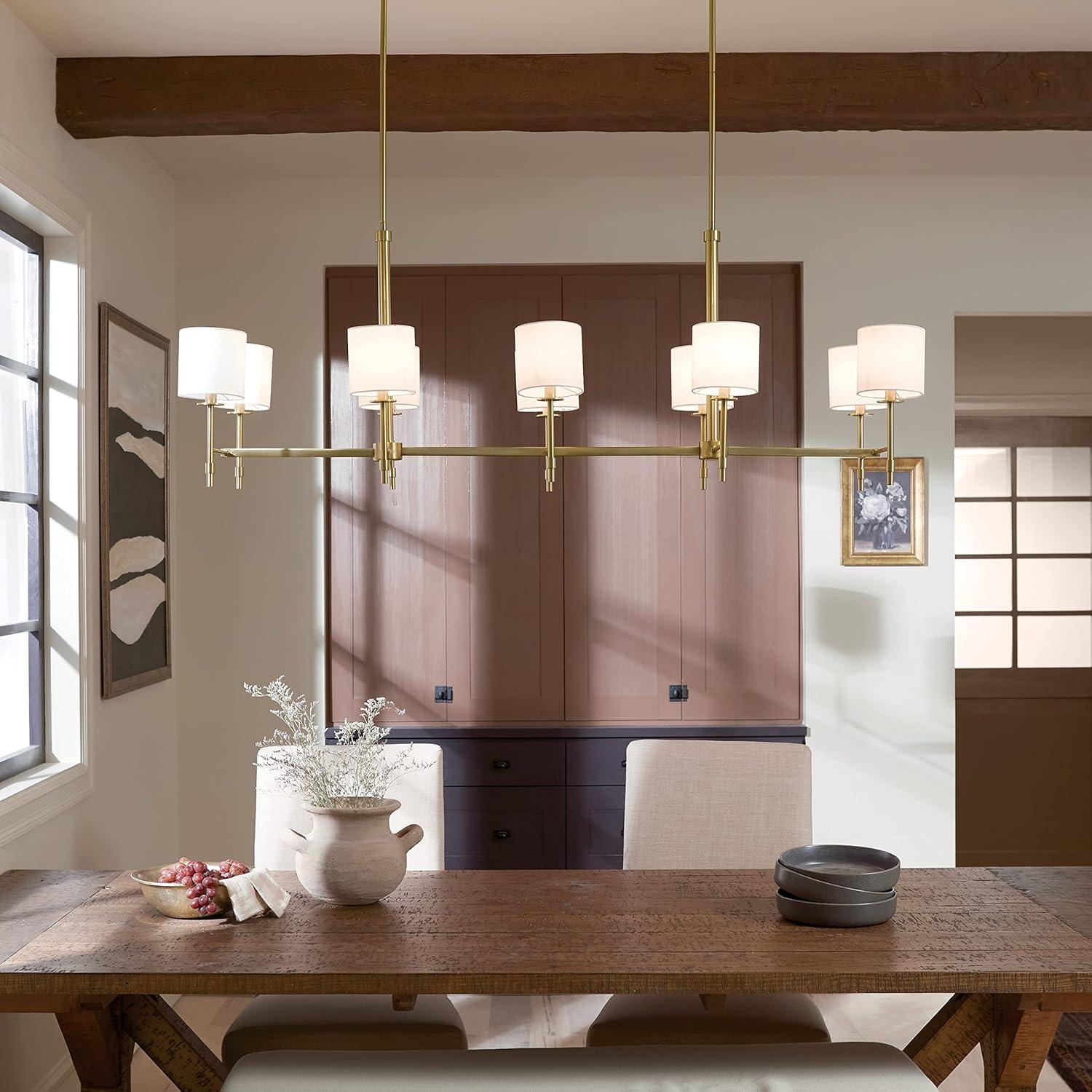 Kichler Lighting Ali 10 - Light Chandelier in  Brushed Natural Brass