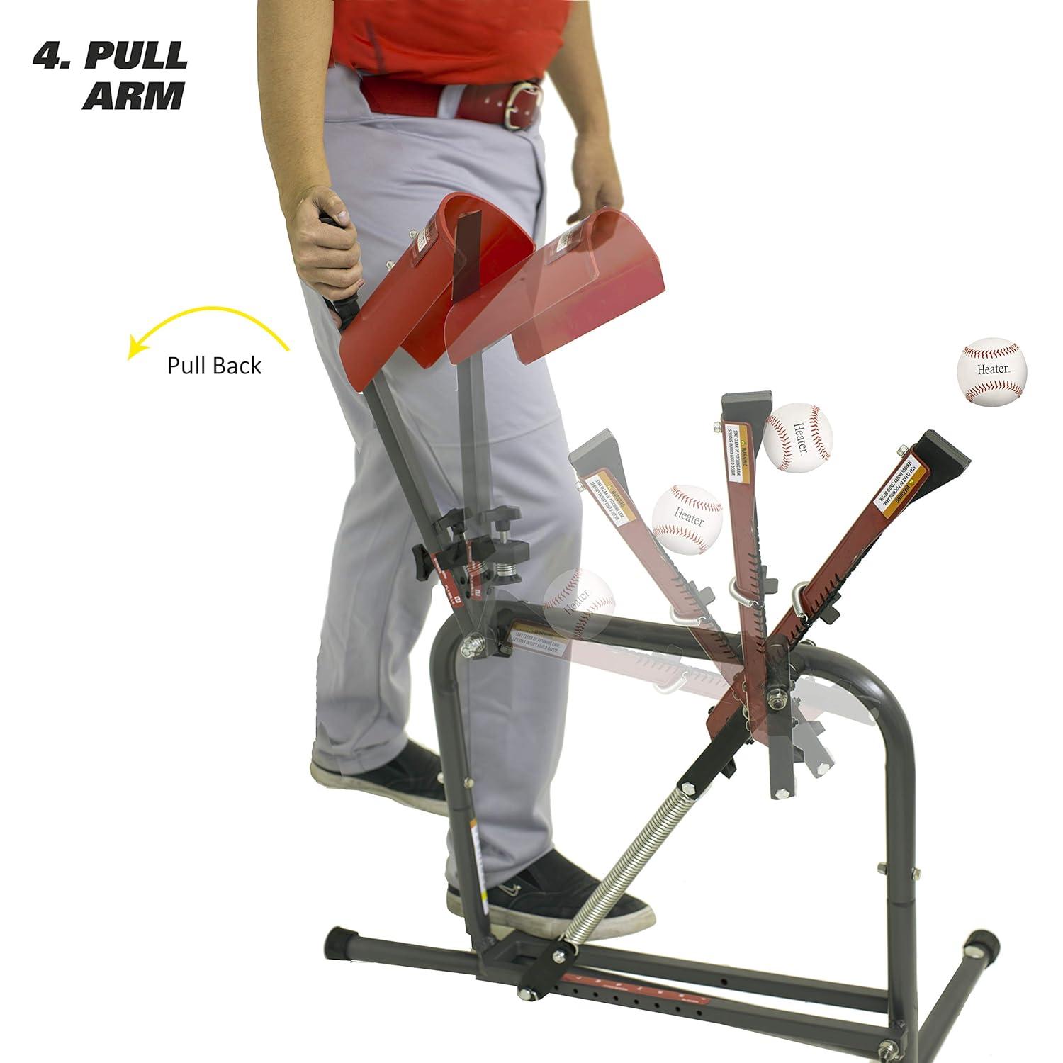 Heater Sports Perfect Pitch 45 MPH Baseball & Softball Pitching Machine