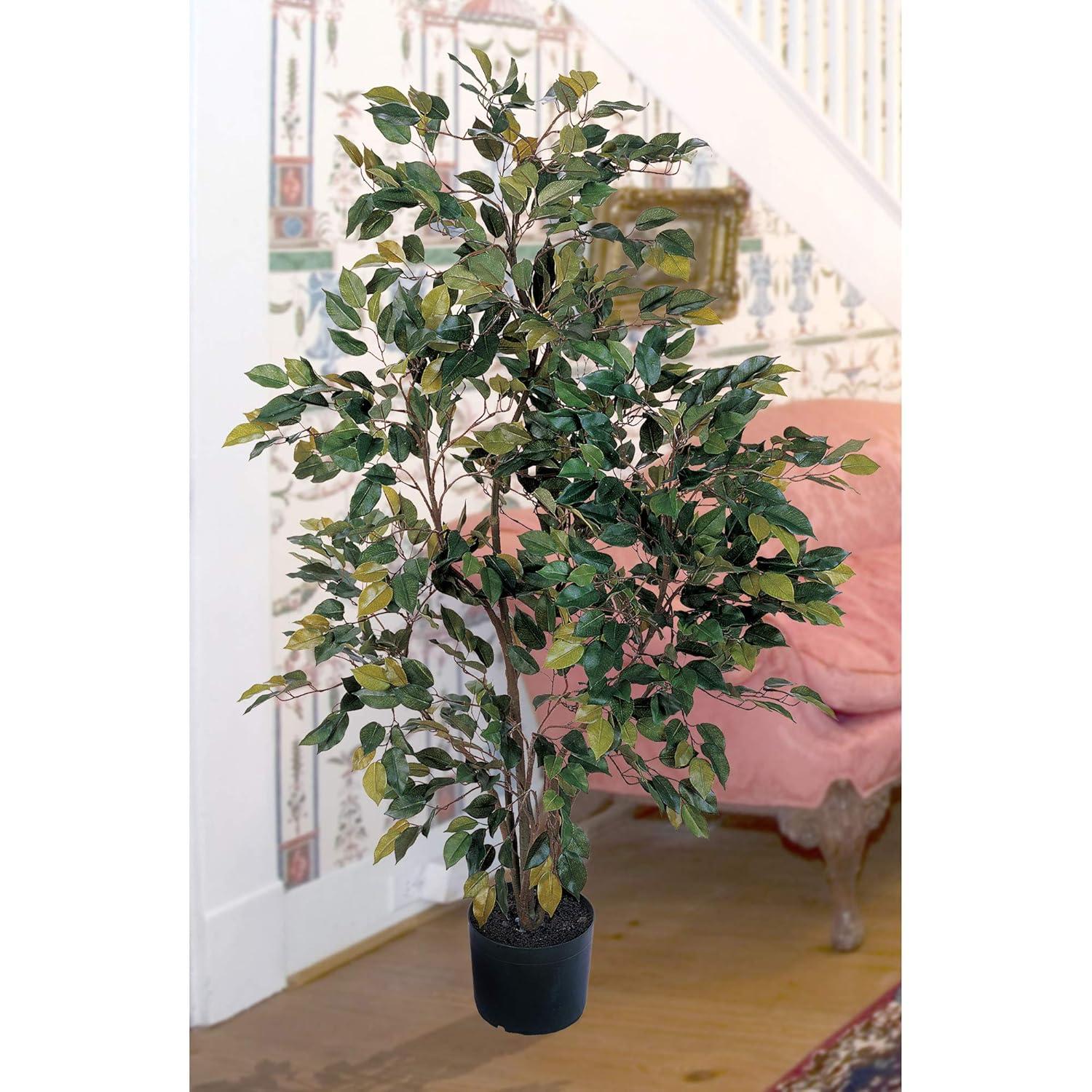 Nearly Natural 4-ft Ficus Silk Tree