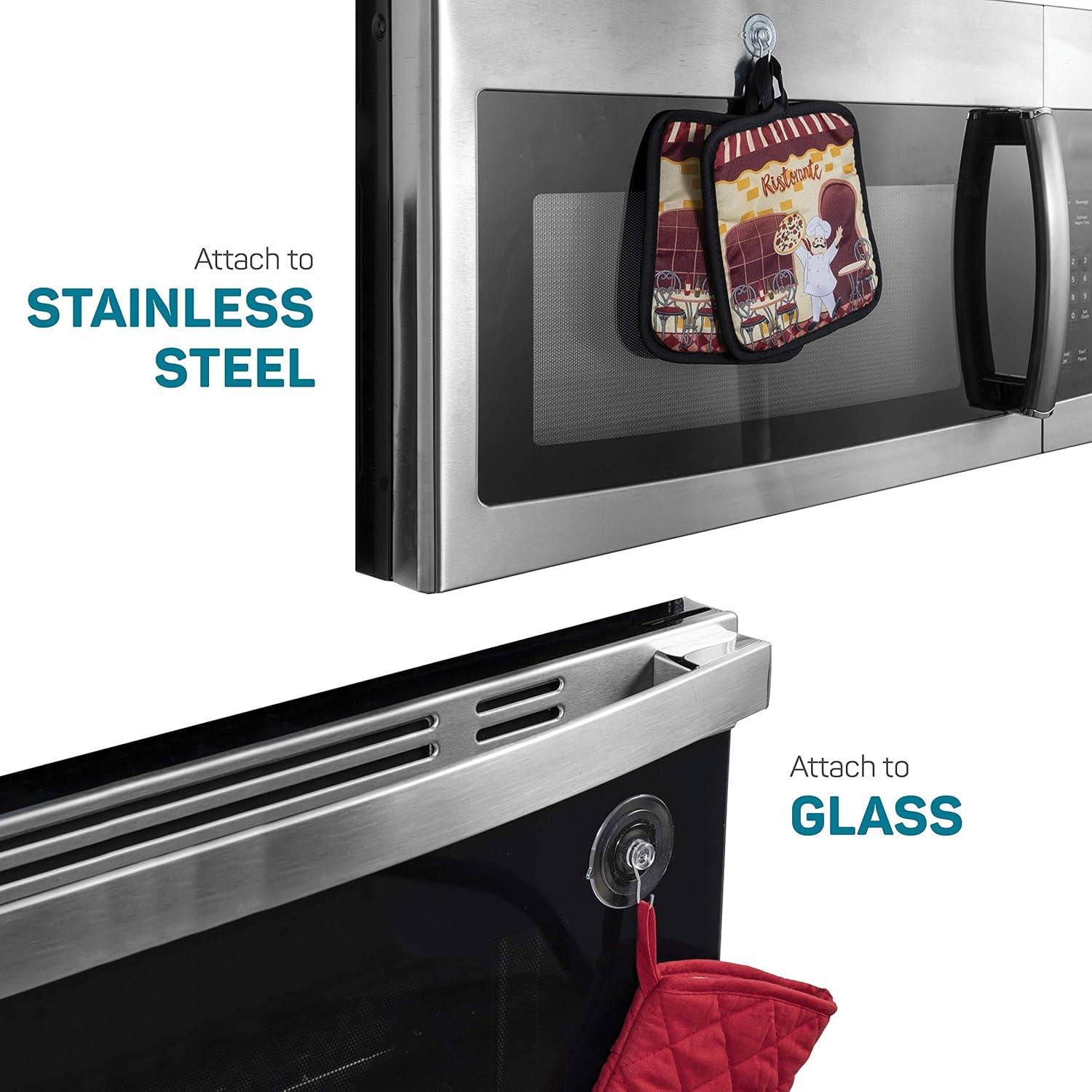 SEWANTA All-Purpose Suction Cup Hooks [20PK Combo Set] Powerful Window Suction Cups with Hooks Use to Hang On Glass, Windows, Doors, Mirrors, Tiles. Set Includes: 4 Large, 8 Medium, 8 Small