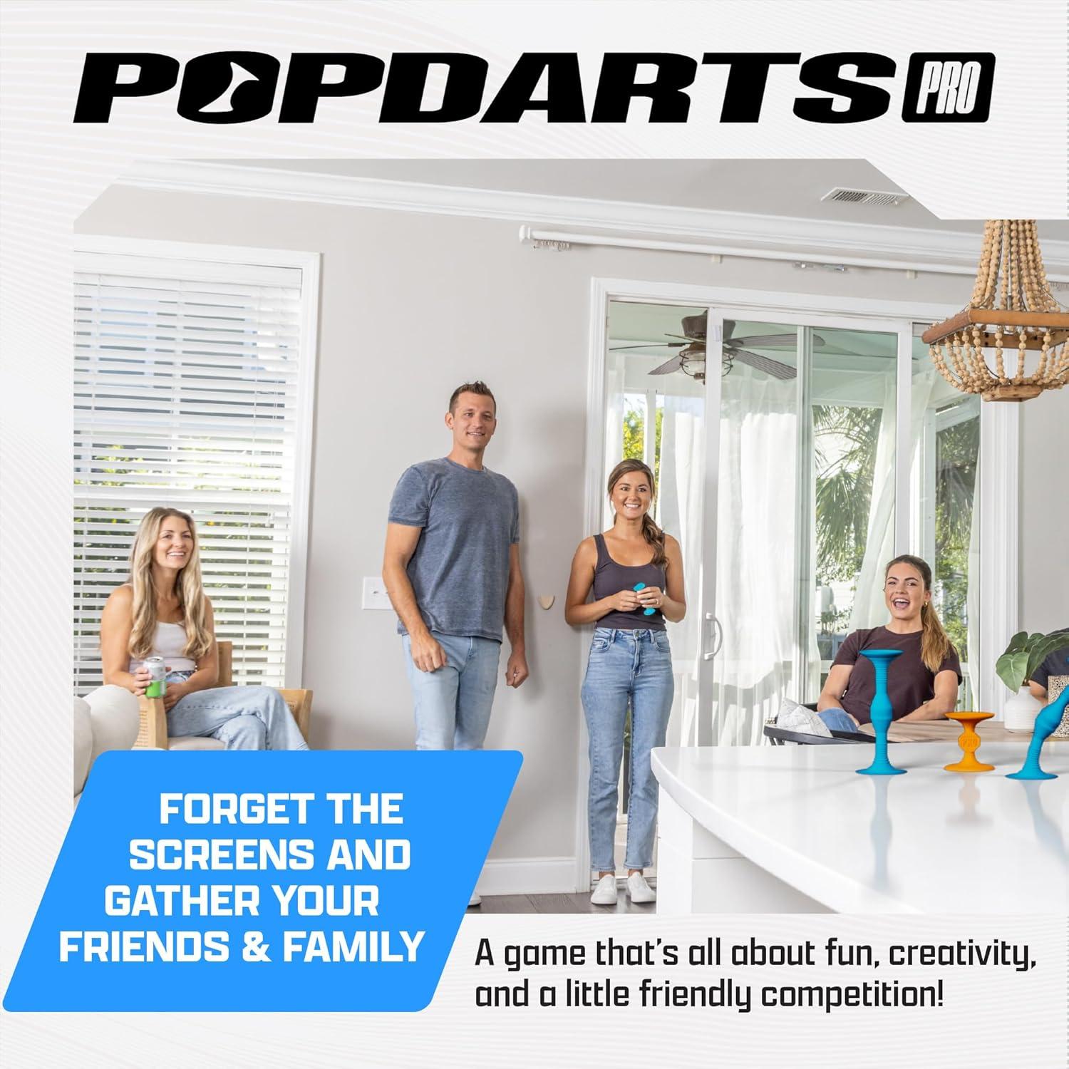 Popdarts Pro Pack Blue and Green Suction Cup Game