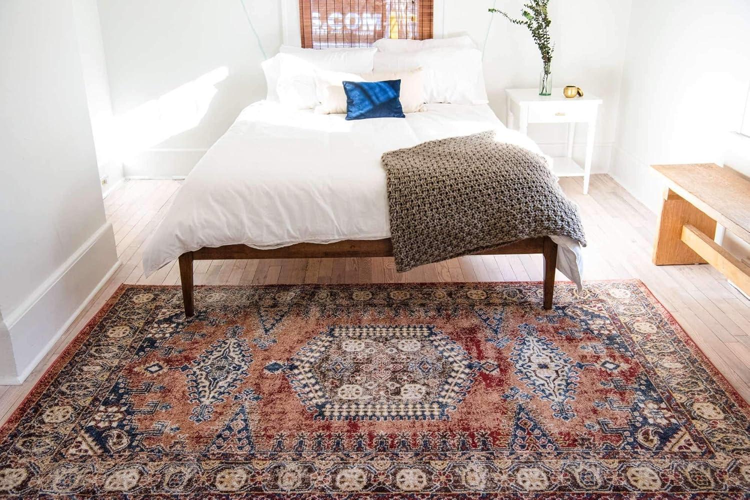 Unique Loom 7' 0 x 10' 0 Utopia Larissa Terracotta Area Rug