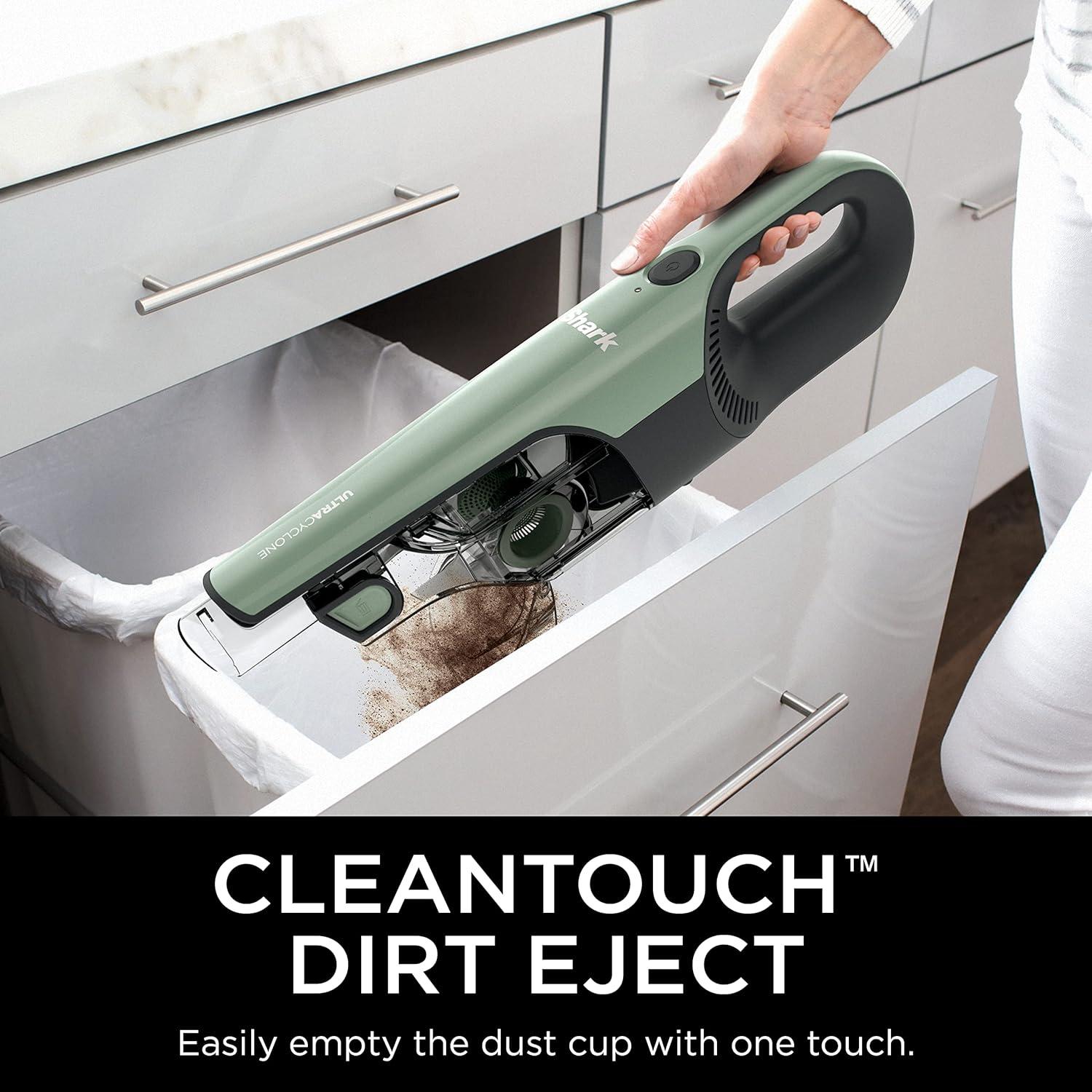 Shark CH901 Shark UltraCyclone Pro Cordless Handheld Vacuum, with XL Dust Cup, Green