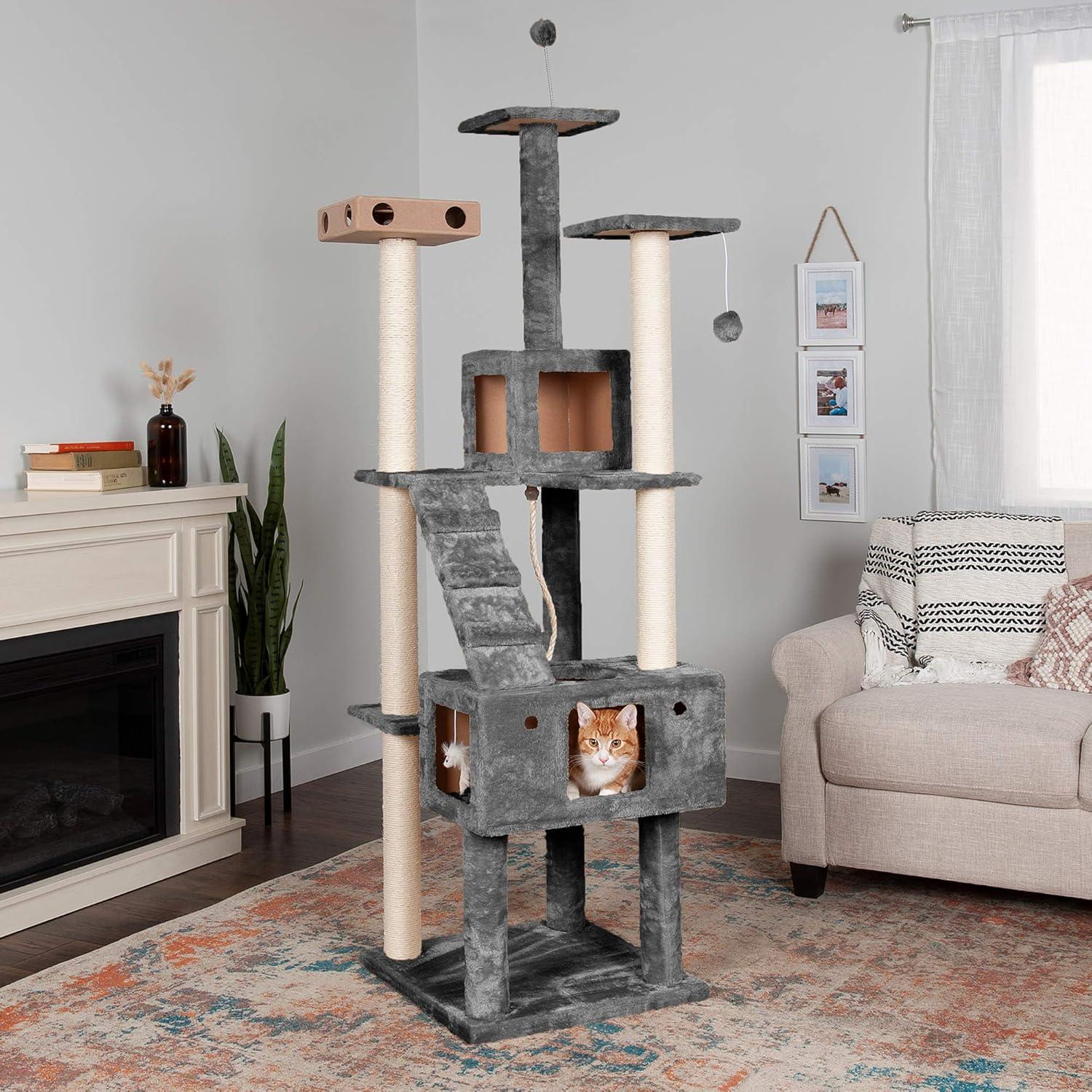 FurHaven Tiger Tough 69.3'' H Cat Tree