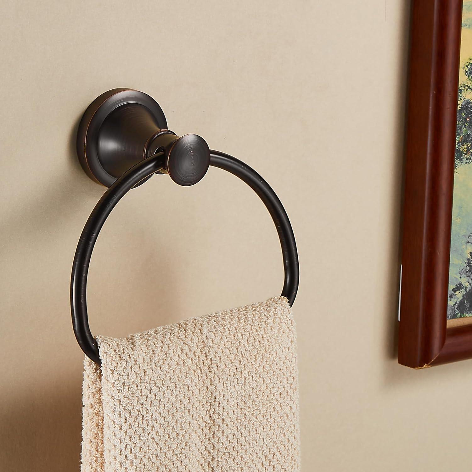 Oil Rubbed Bronze Stainless Steel Wall Mounted Towel Ring