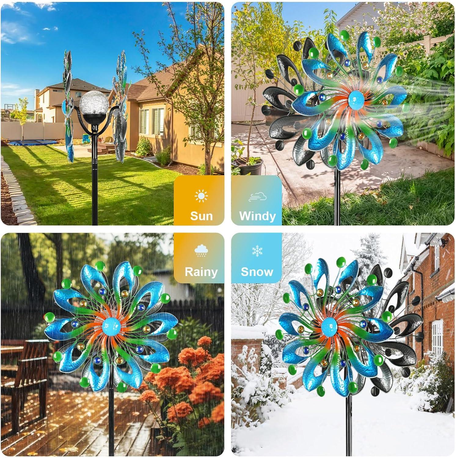 Solar Wind Sculptures and Rotators