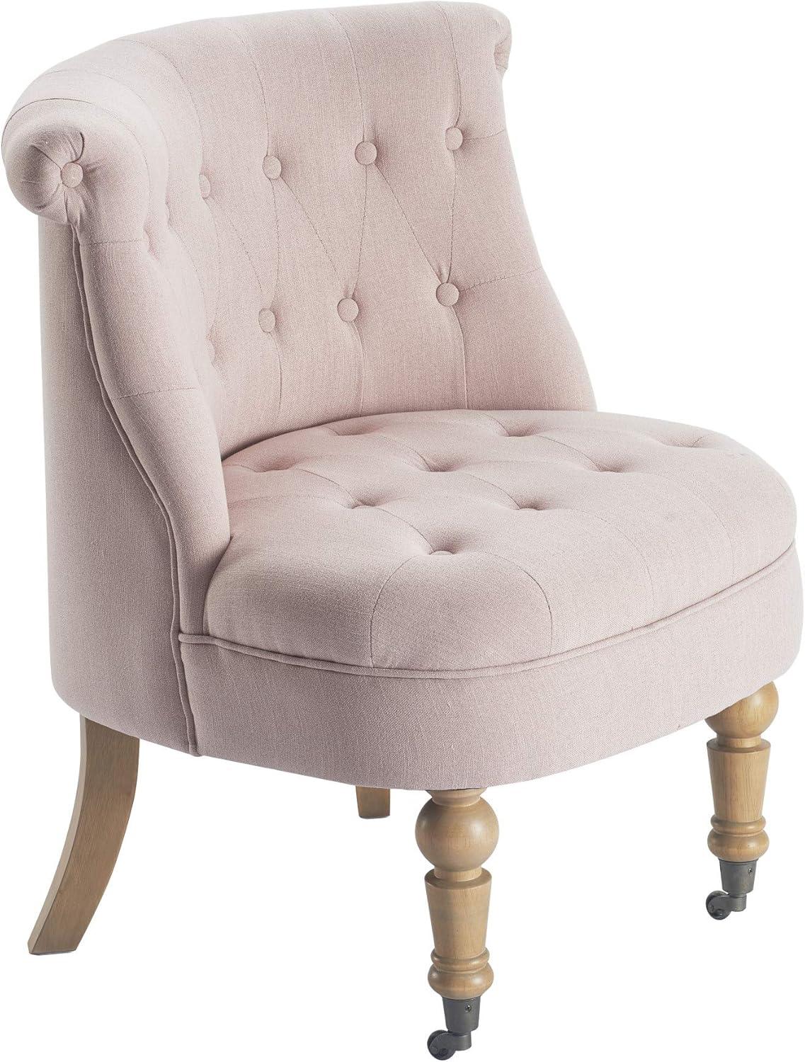 Elmhurst Tufted Accent Chair Blush Pink - Finch