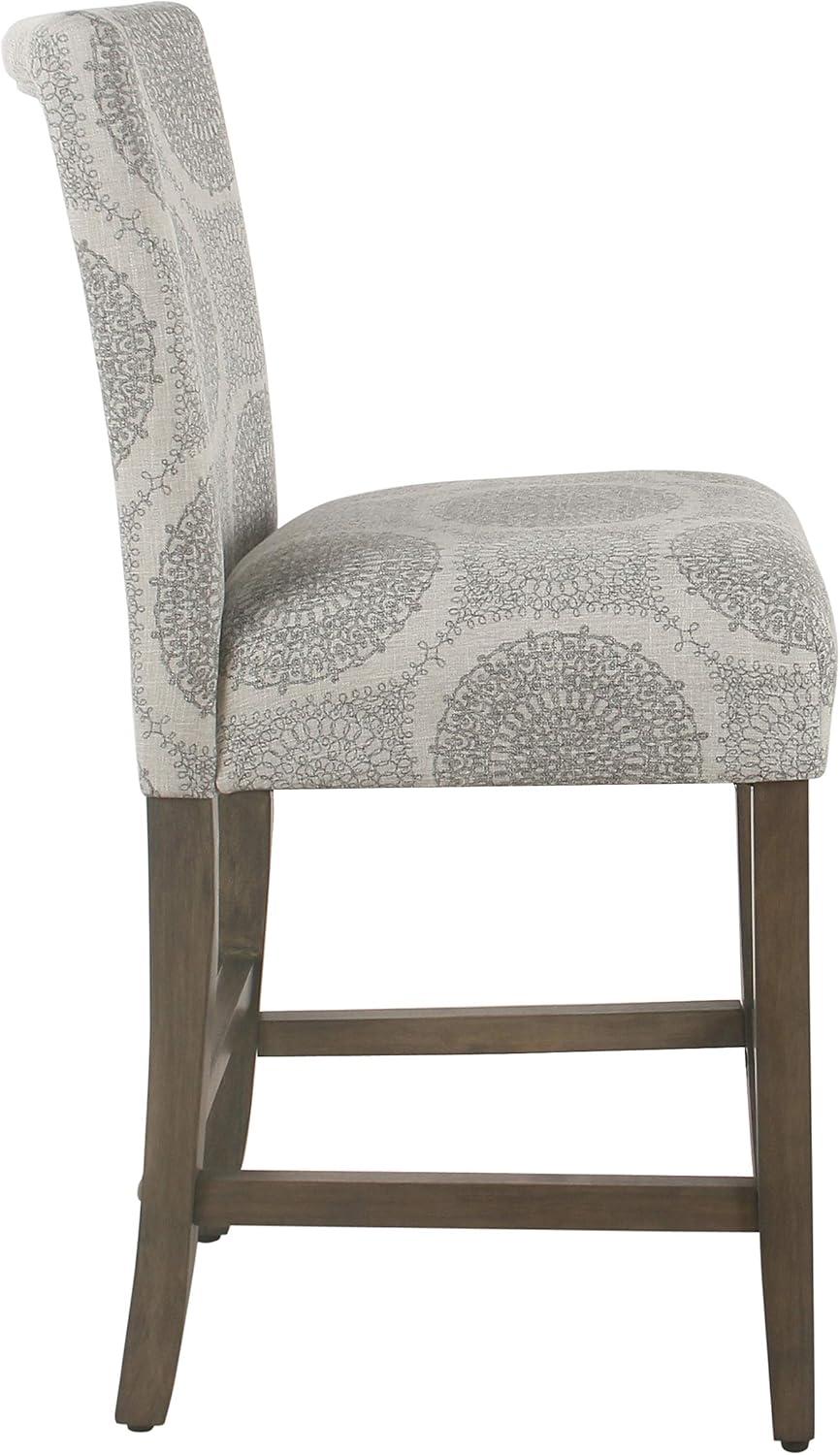 24" Upholstered Counter Height Barstool - HomePop