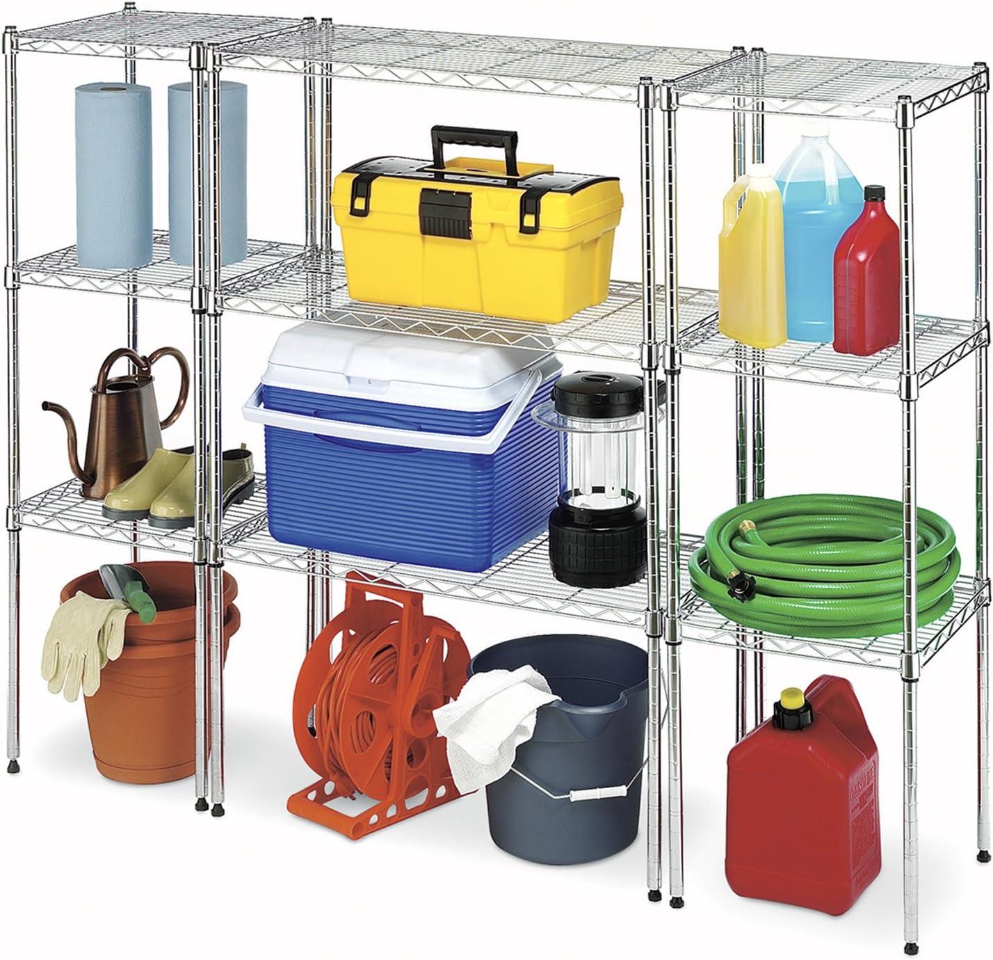 15'' W Metal Shelving Unit