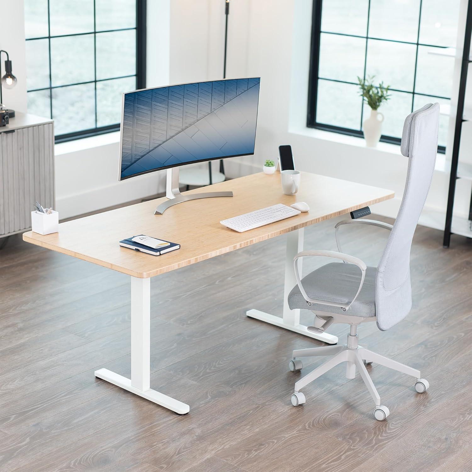 VIVO Electric Dual Motor Standing Desk Frame, E-200 Series
