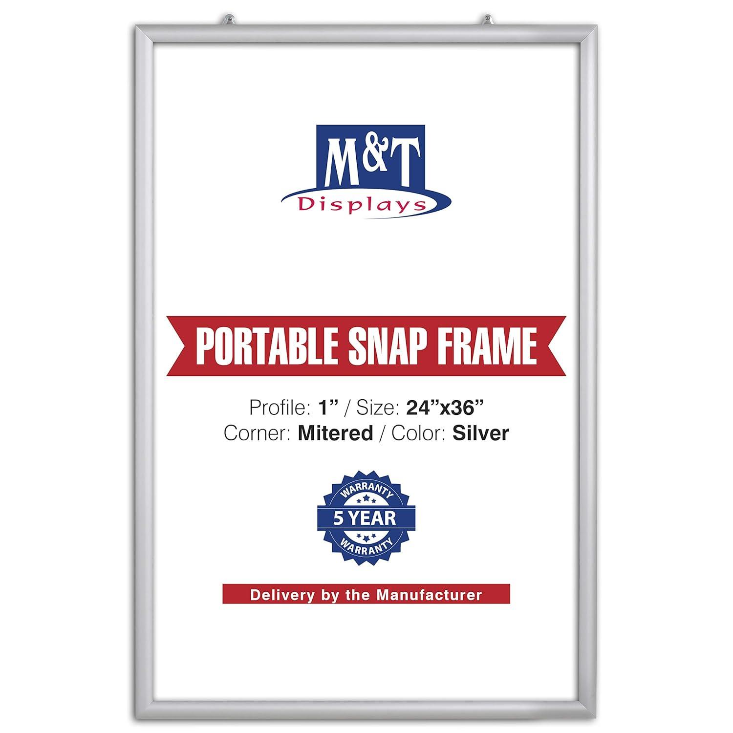 MT Displays UCN255-CS-P Metal Beveled Picture Frame