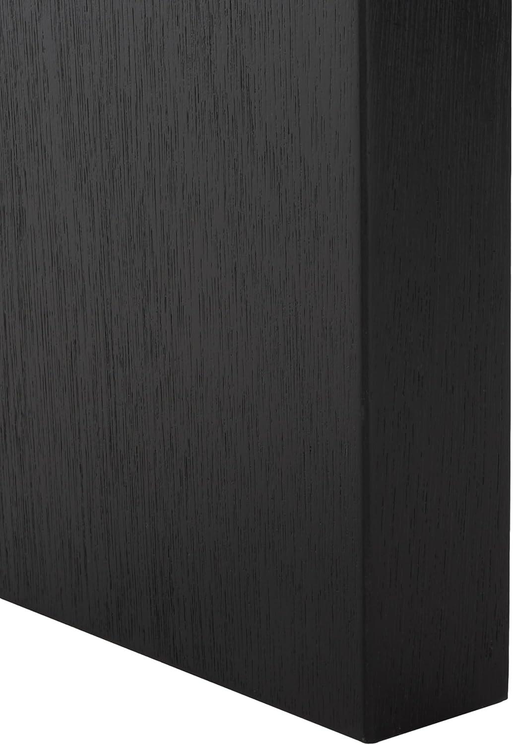 Liasonya Curved Console Table - Black - Safavieh
