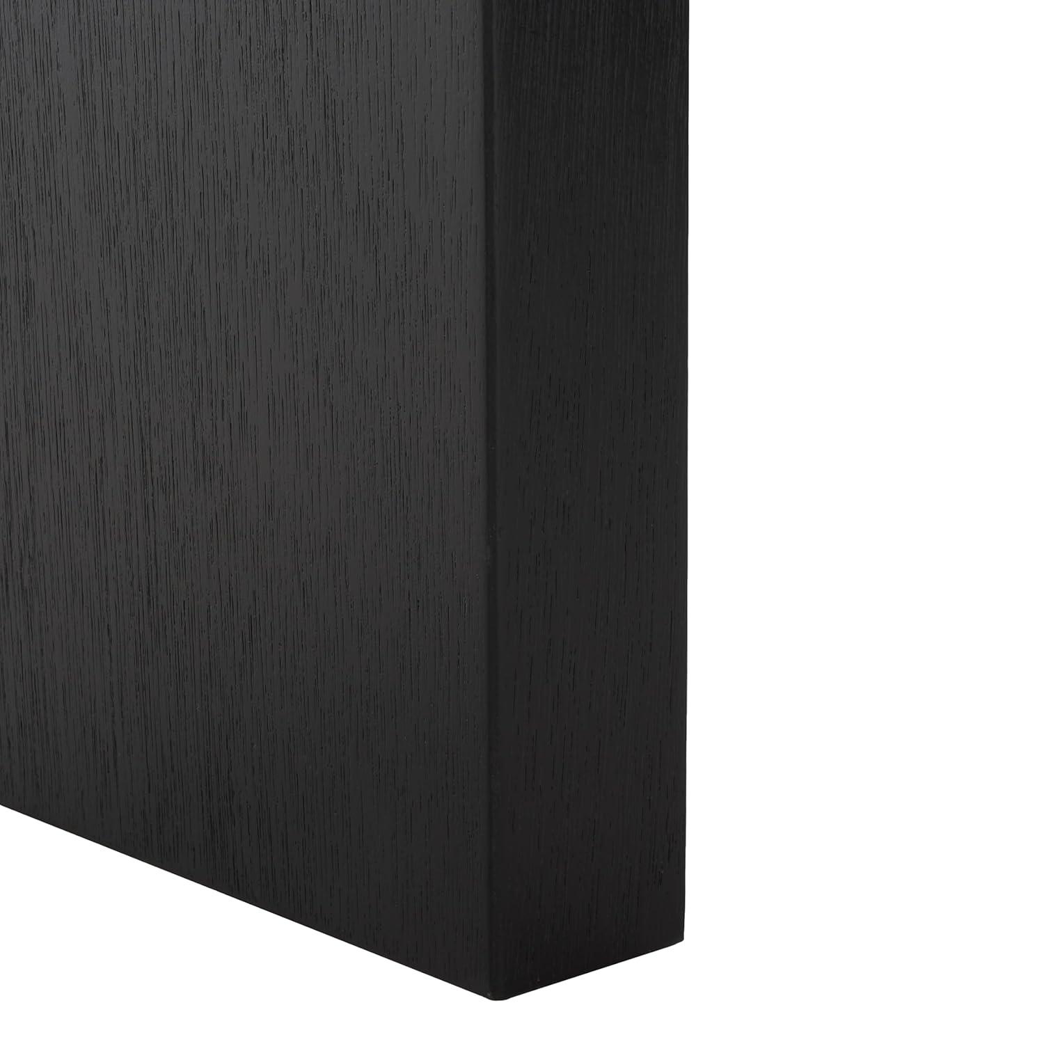 Liasonya Curved Console Table - Black - Safavieh