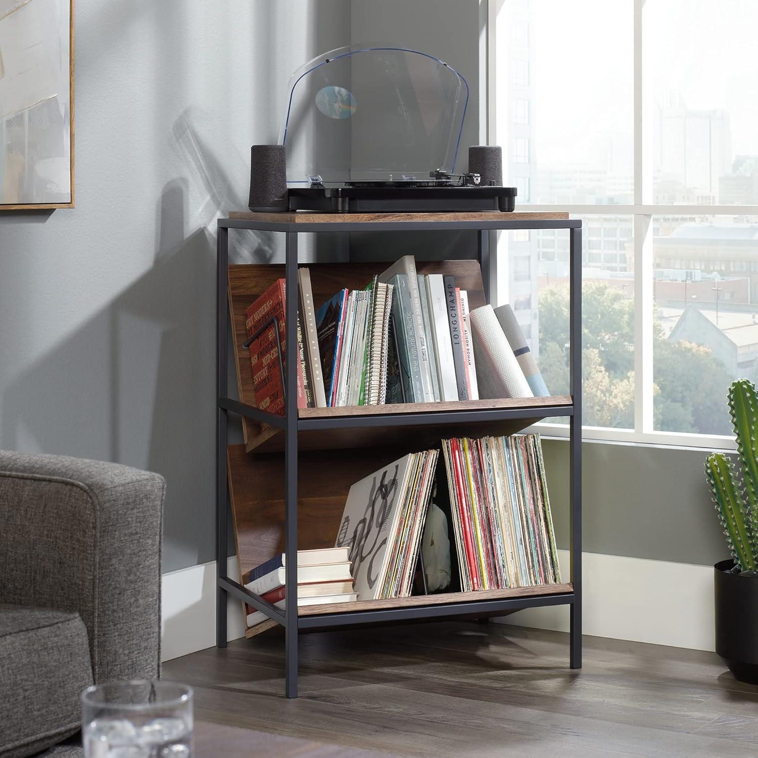 Sauder Nova Loft Accent Storage Cabinet, Grand Walnut Finish