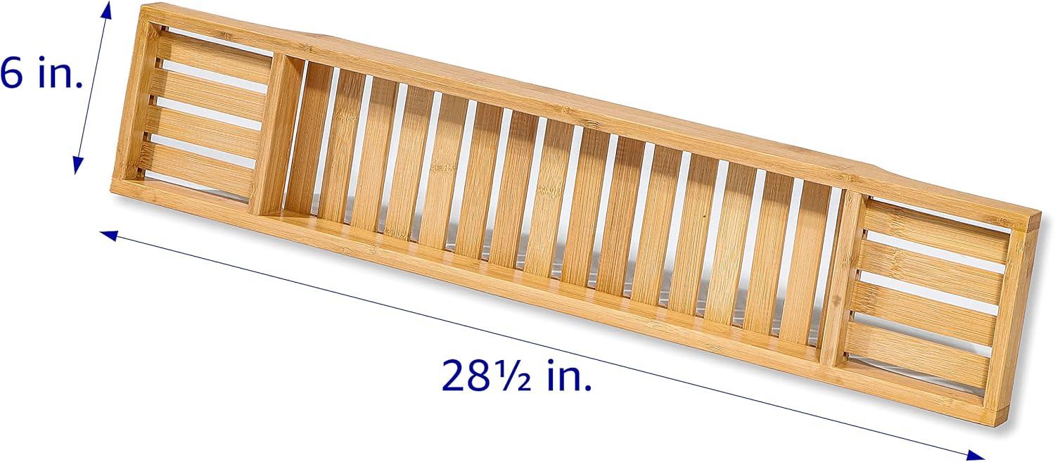 Freestanding Bamboo Bath Caddy