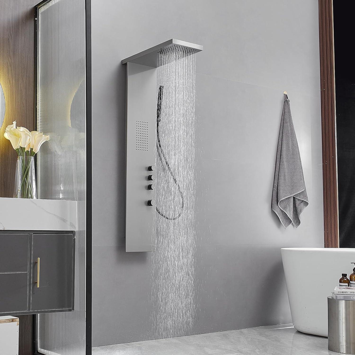 52.55'' Shower Panel with Fixed Shower Head