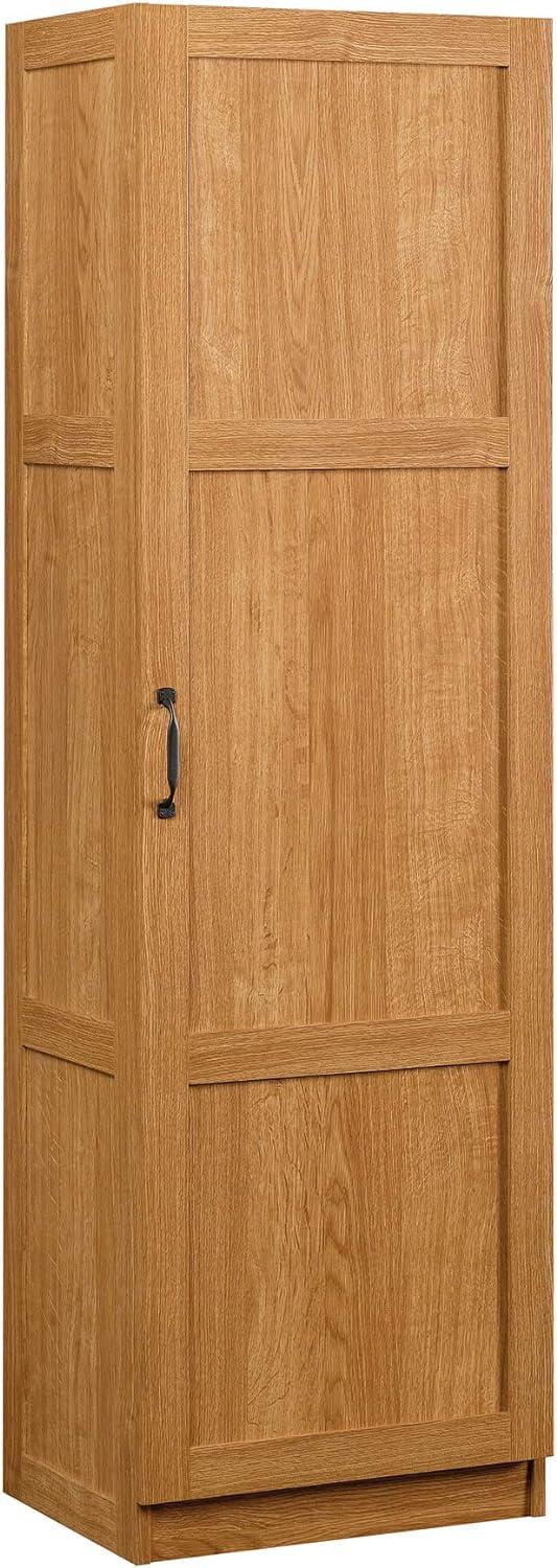 Pantry Storage Cabinet Highland Oak - Sauder: Traditional Style, 3 Adjustable Shelves, Particle Board Construction