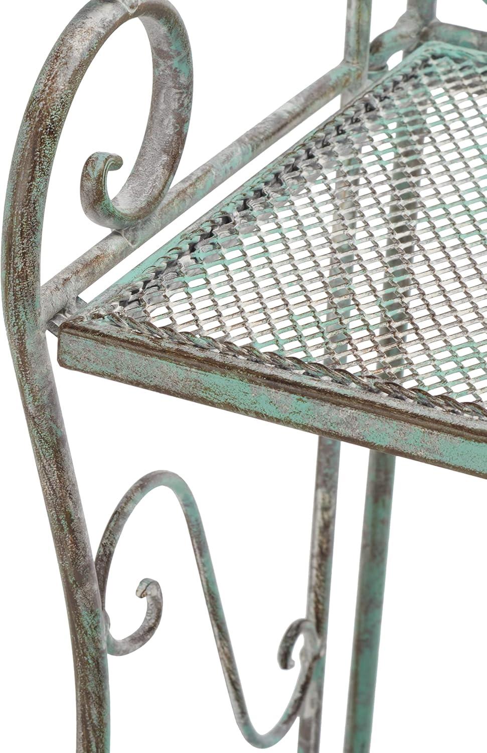 Torus 3-Tier Shelf - Indoor/Outdoor - PAT5022 - Antique Dark Green - Safavieh
