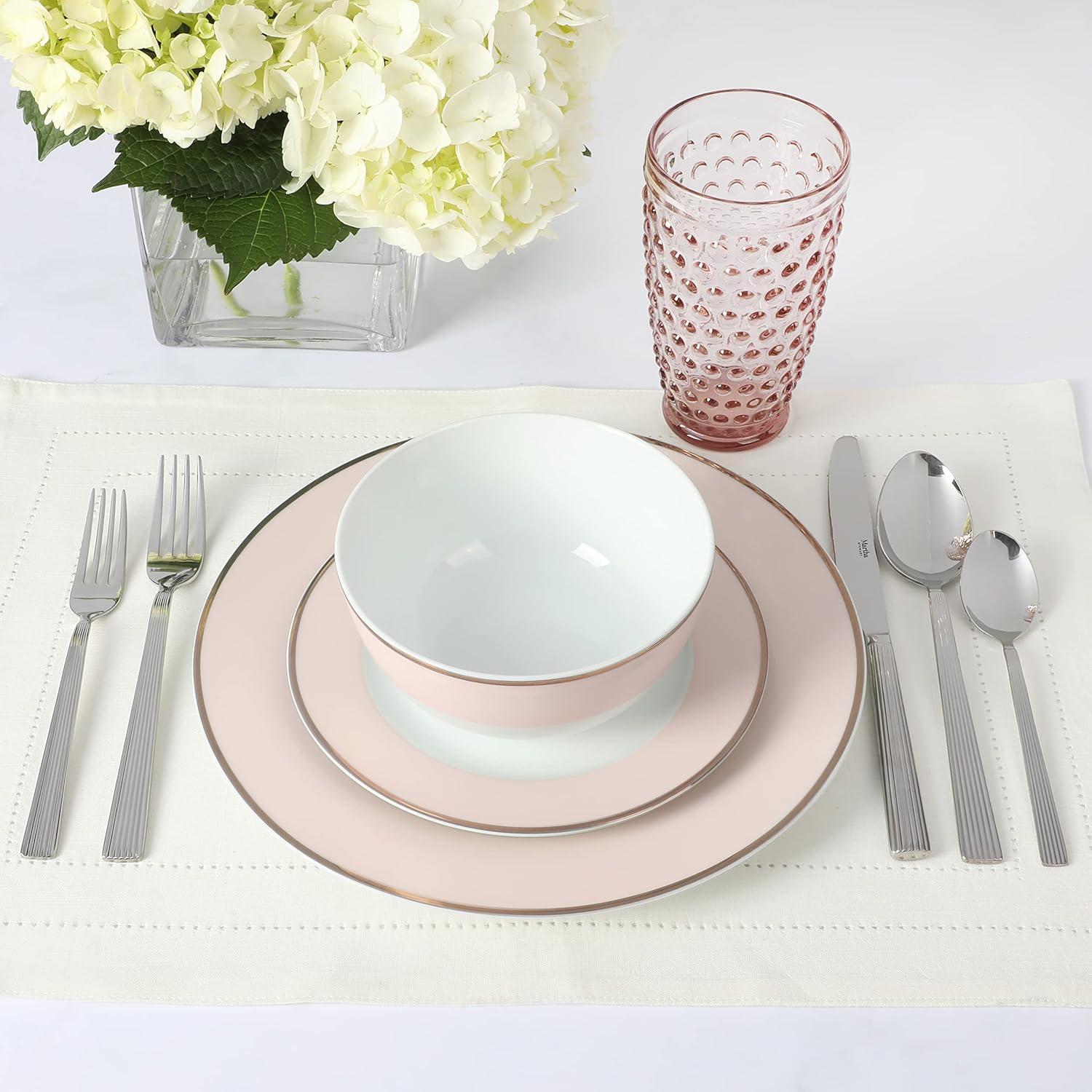 Martha Stewart Gracie Lane Ceramic Dinnerware Set - Service for 4