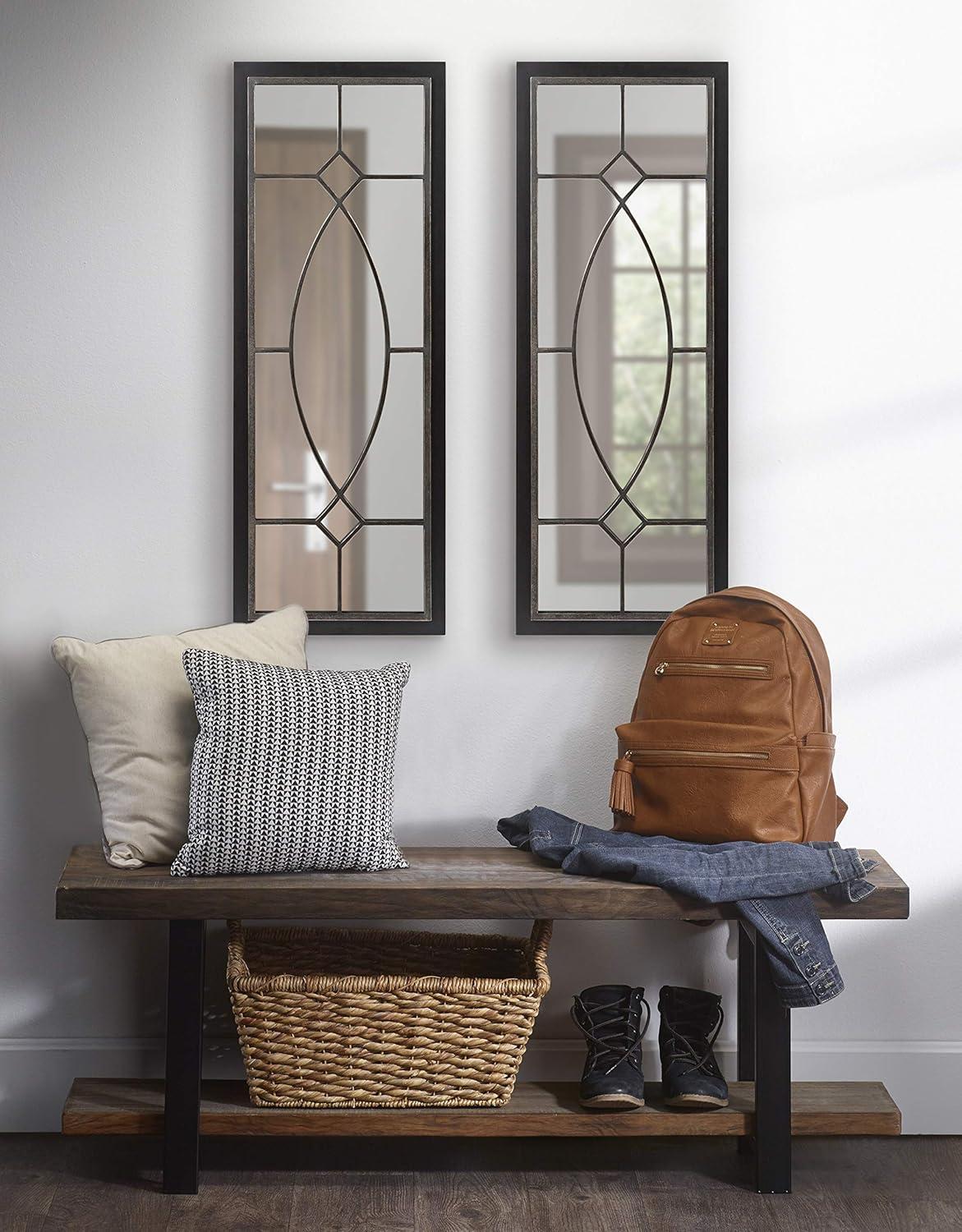 Bakersfiel Windowpane Wall Mirror - Kate & Laurel All Things Decor