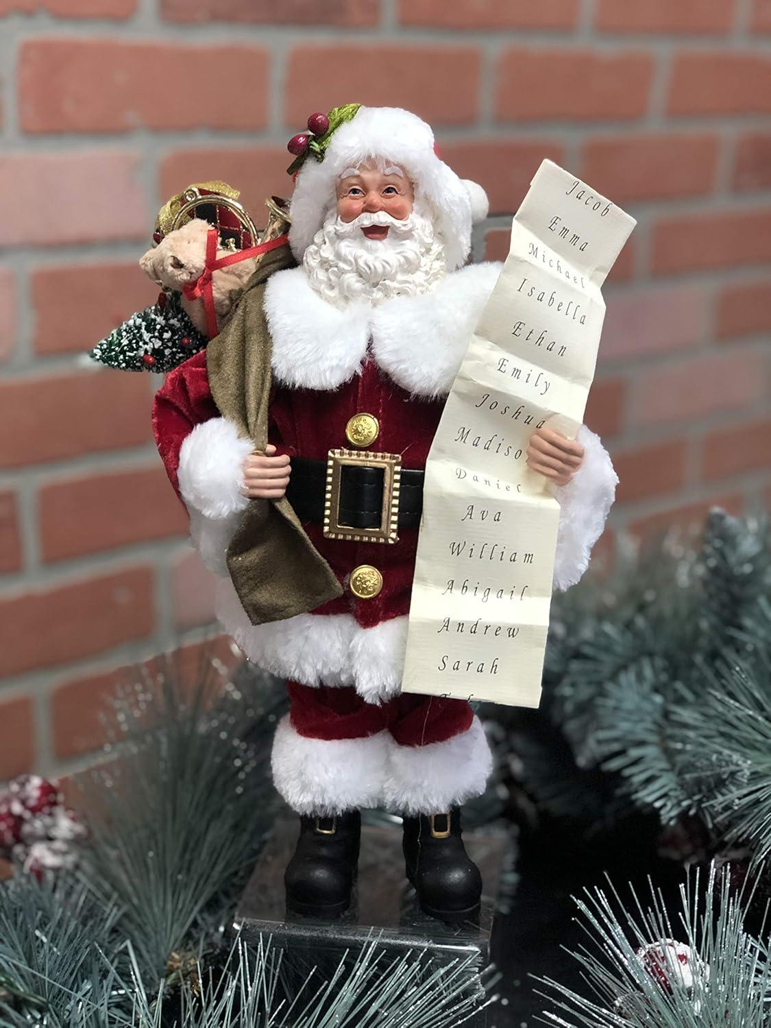 Santa's Workshop Inc. 12" Santa with List