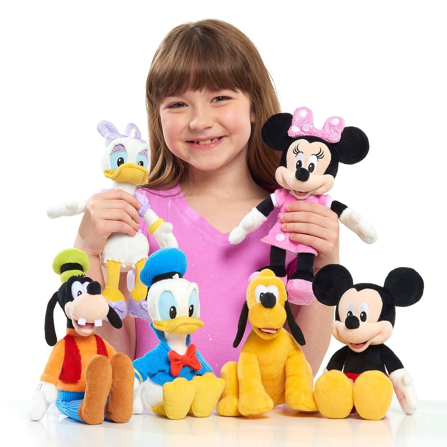 Disney Mickey Mouse Plush Toy with Red Shorts and Yellow Shoes